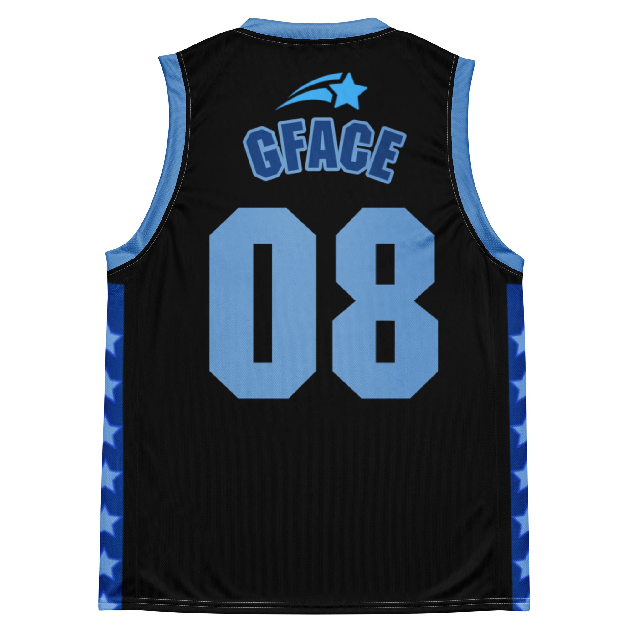 Unisex Black GFACE Basketball Jersey World Hear Me Roar