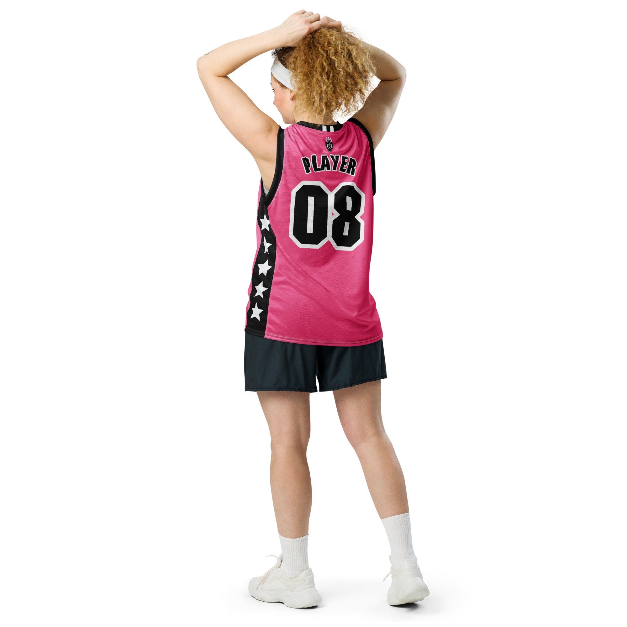 Recycled Pink Unisex GFACE VIP Basketball Jersey