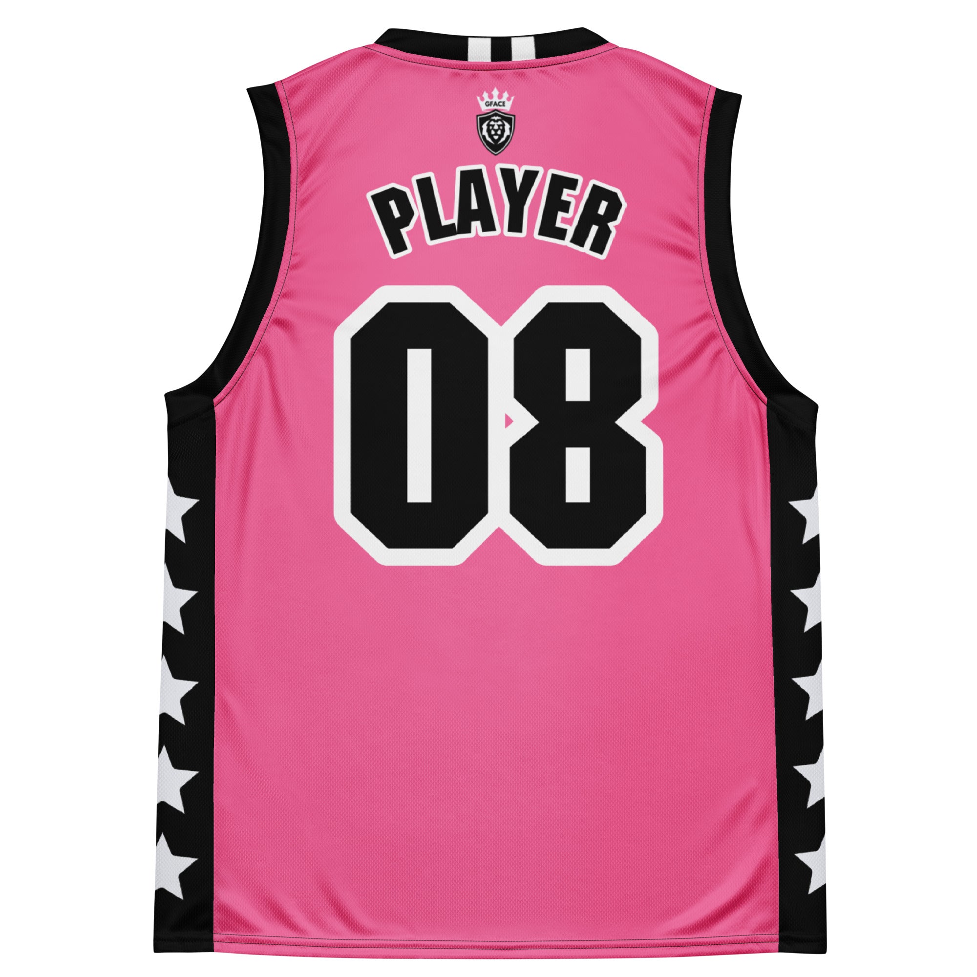 Recycled Pink Unisex GFACE VIP Basketball Jersey