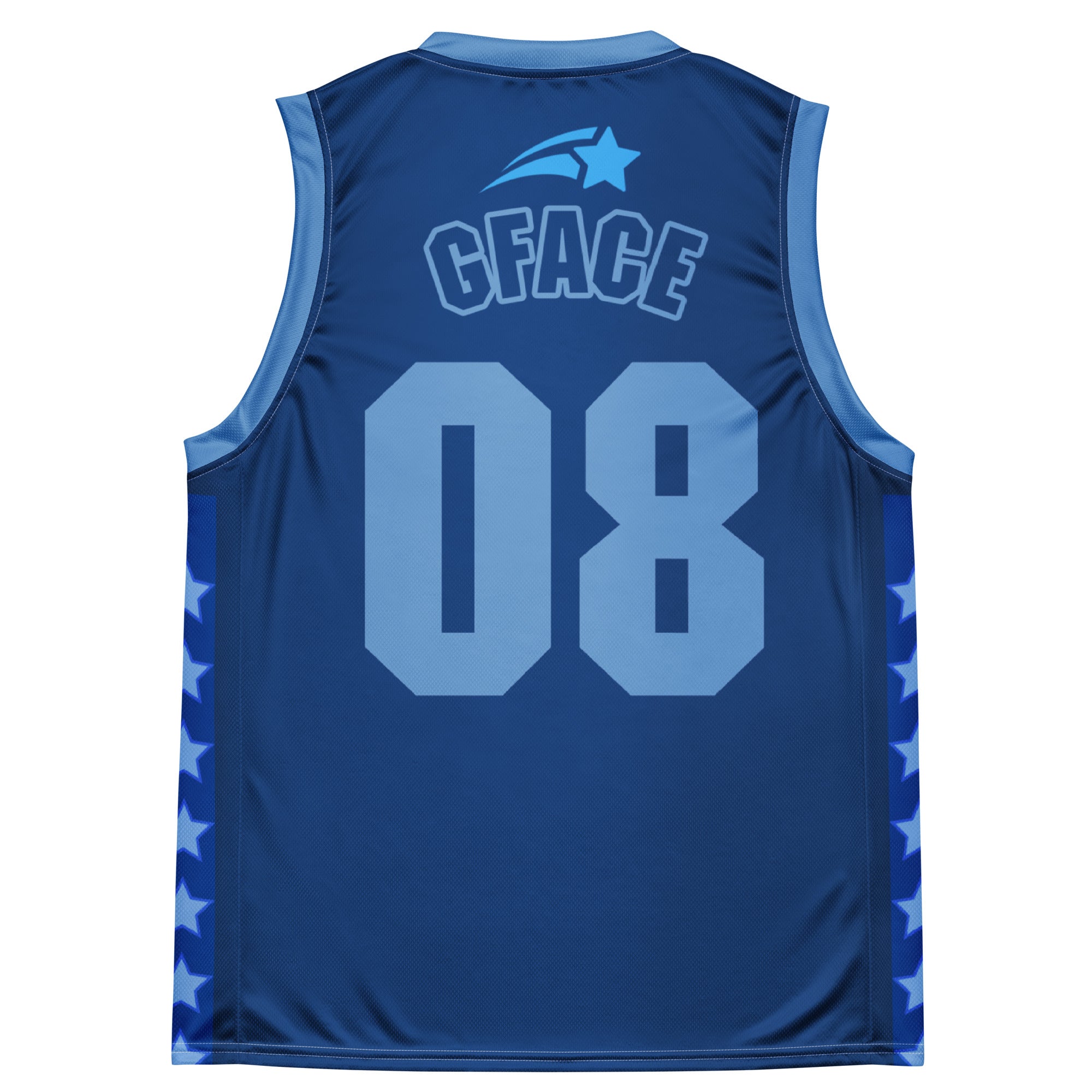 Recycled Blue Unisex GFACE Basketball Jersey World Hear Me Roar