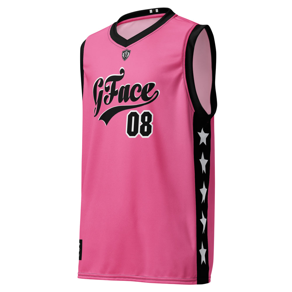 Recycled Pink Unisex GFACE VIP Basketball Jersey