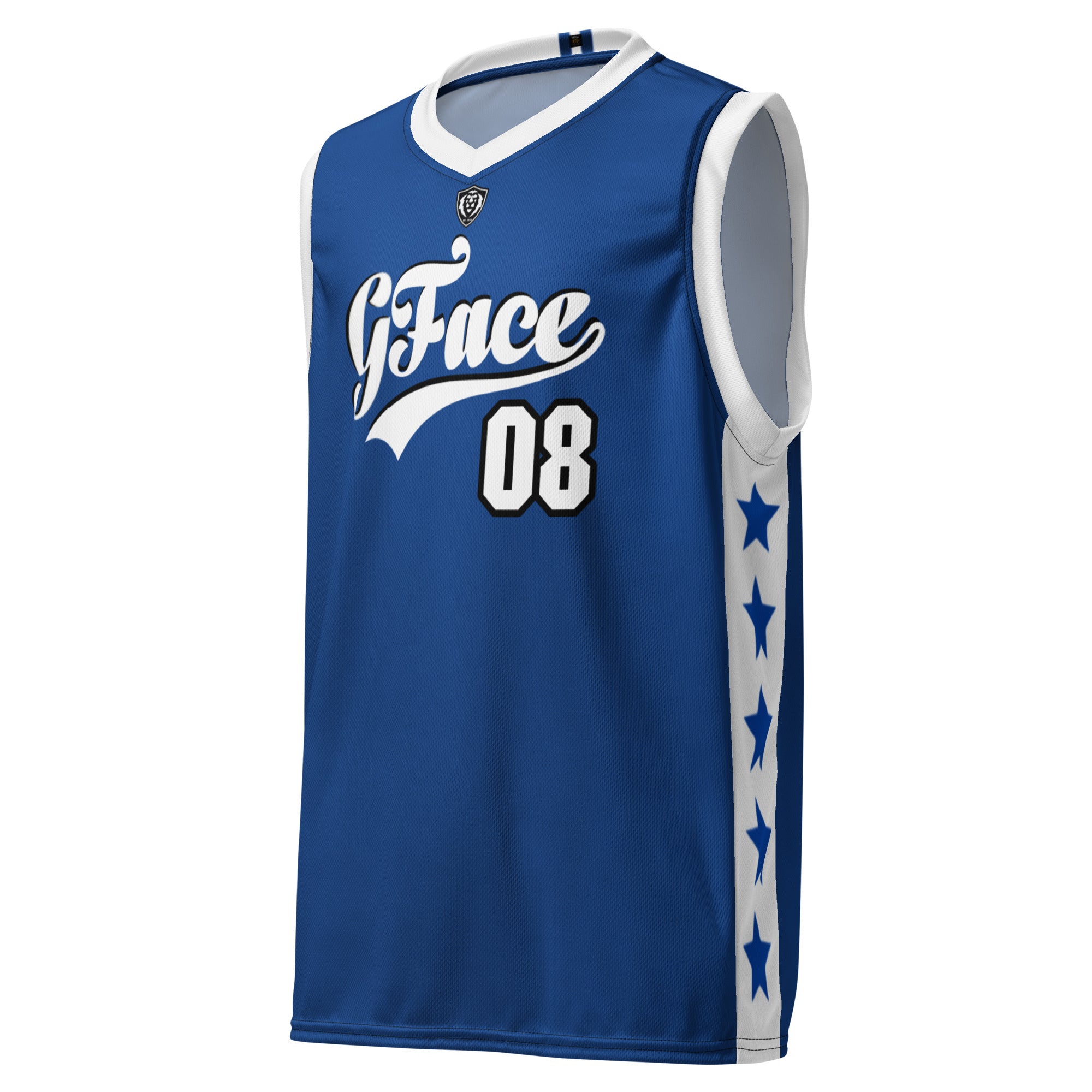 Recycled Blue Unisex GFACE VIP Basketball Jersey