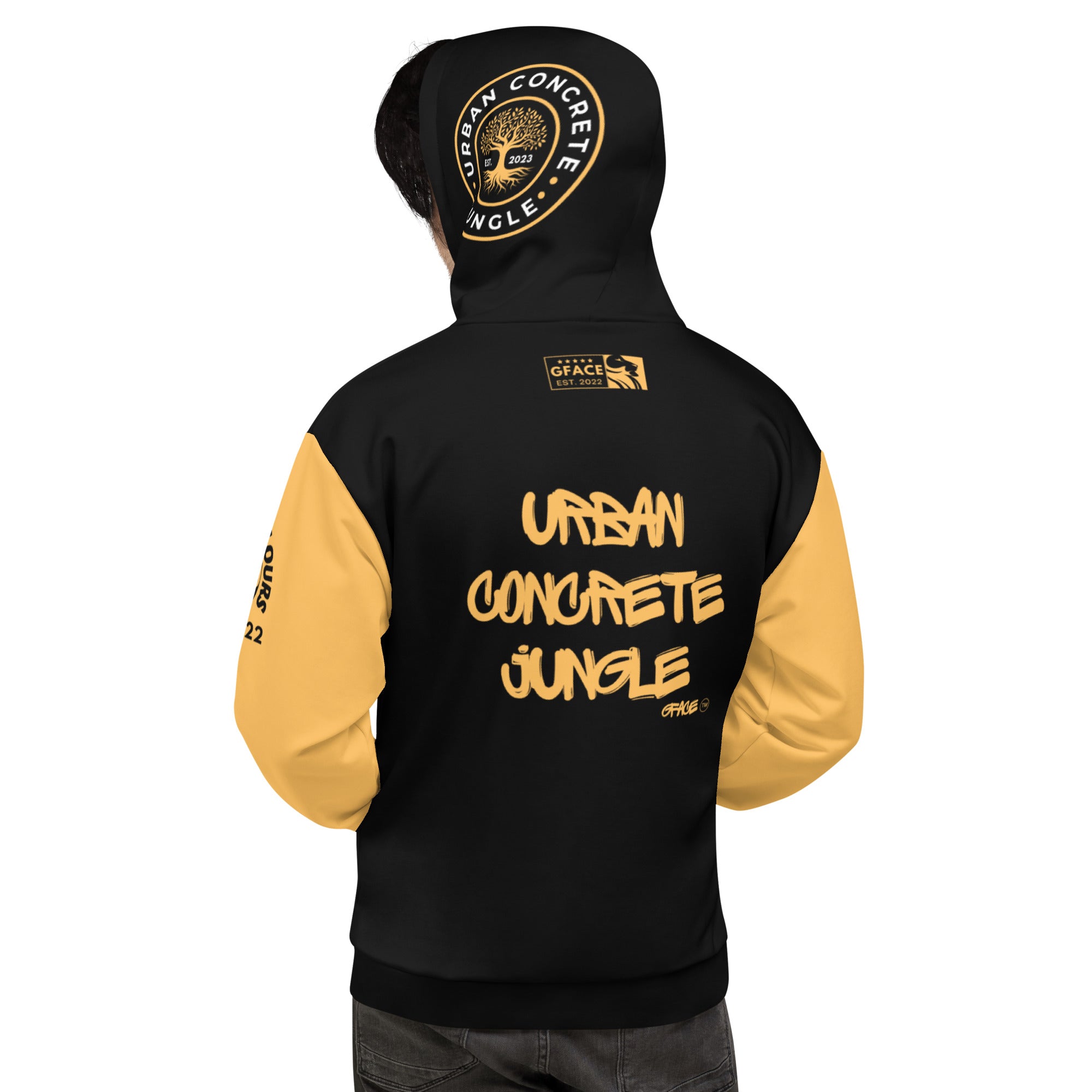 Unisex Hoodie GFACE Gold URBAN CONCRETE JUNGLE