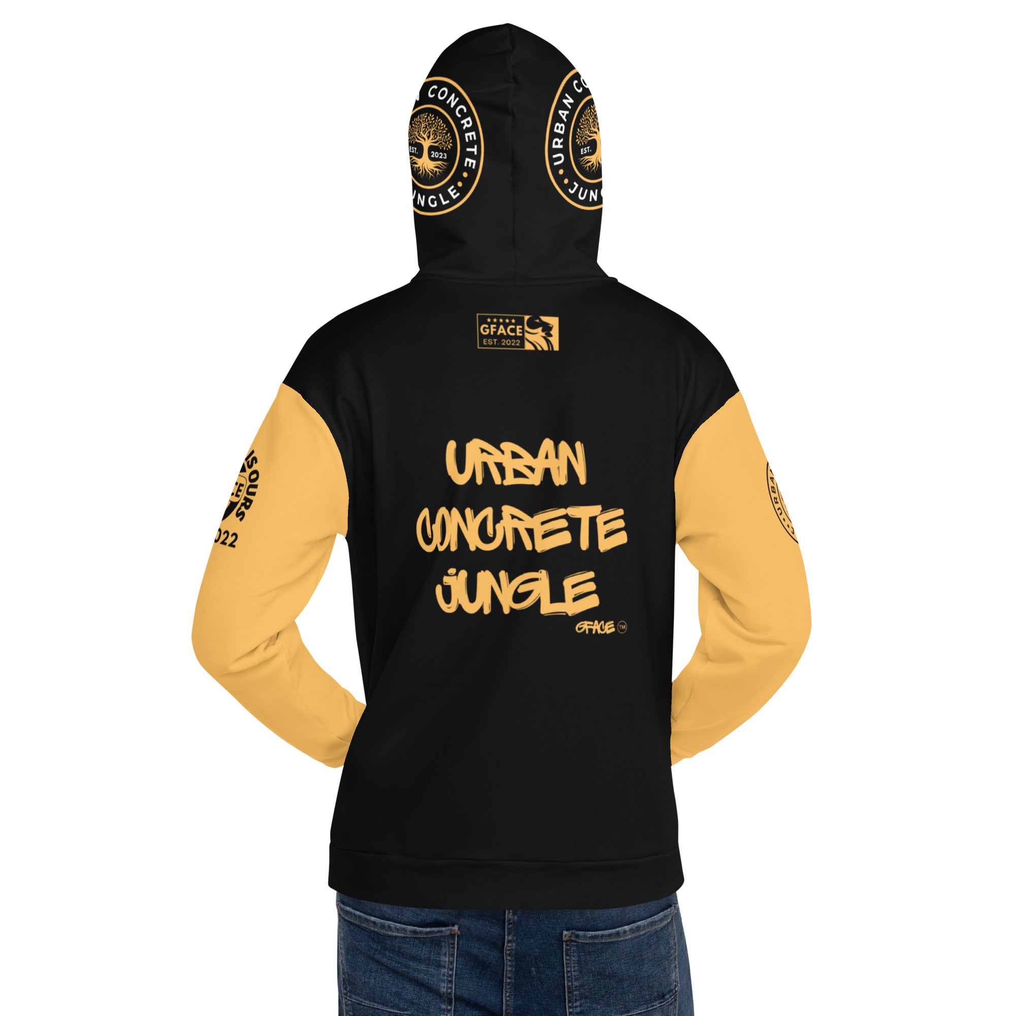 Unisex Hoodie GFACE Gold URBAN CONCRETE JUNGLE