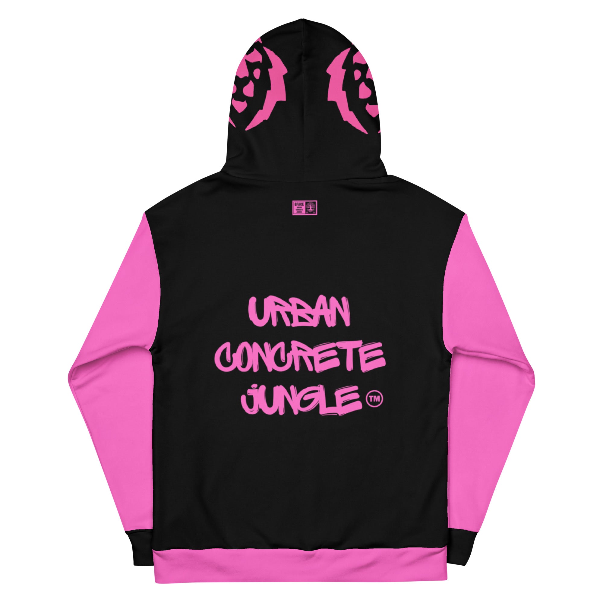 Unisex Hoodie Pink GFACE Urban Concrete Jungle