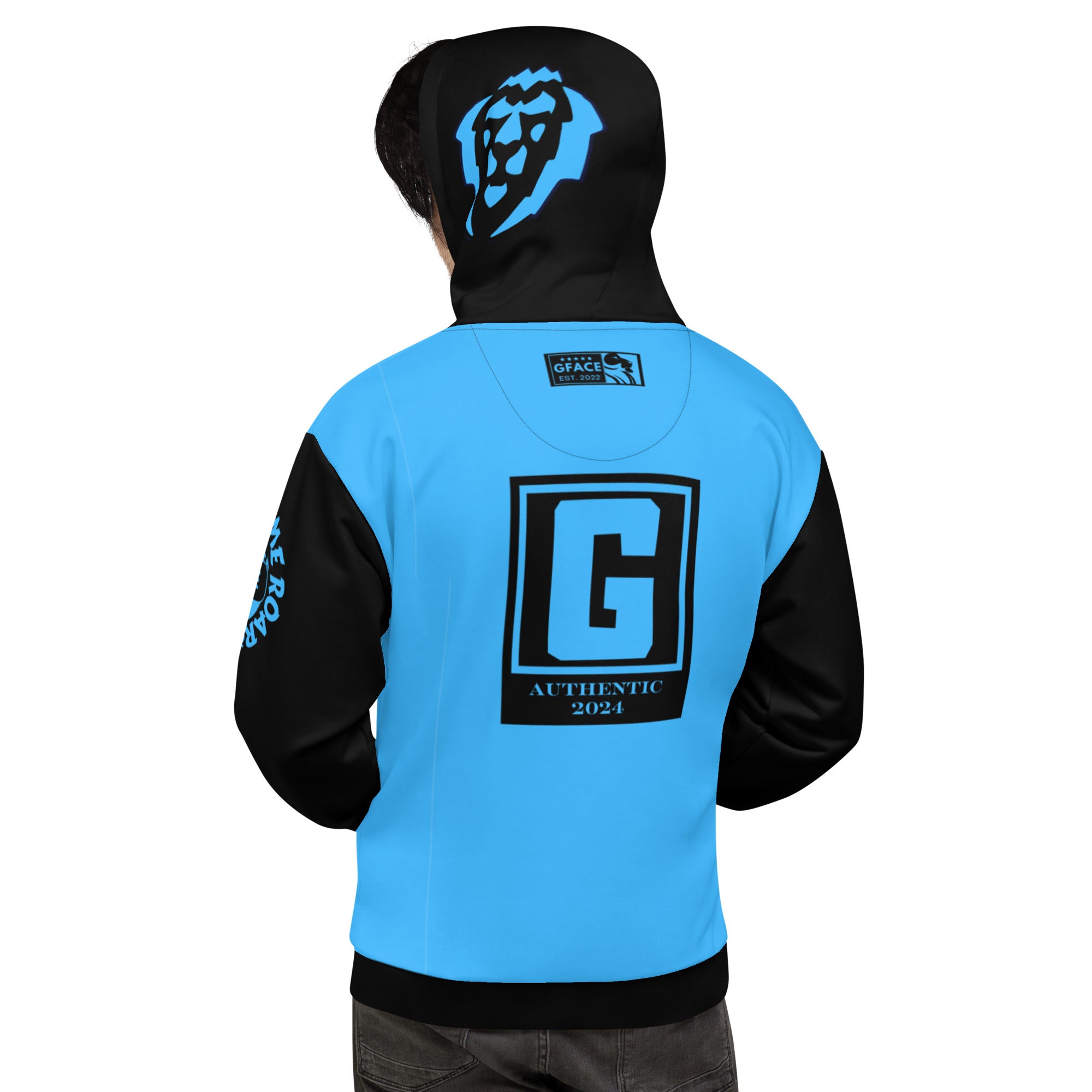 GFACE Authentic Gear Blue Unisex Hoodie