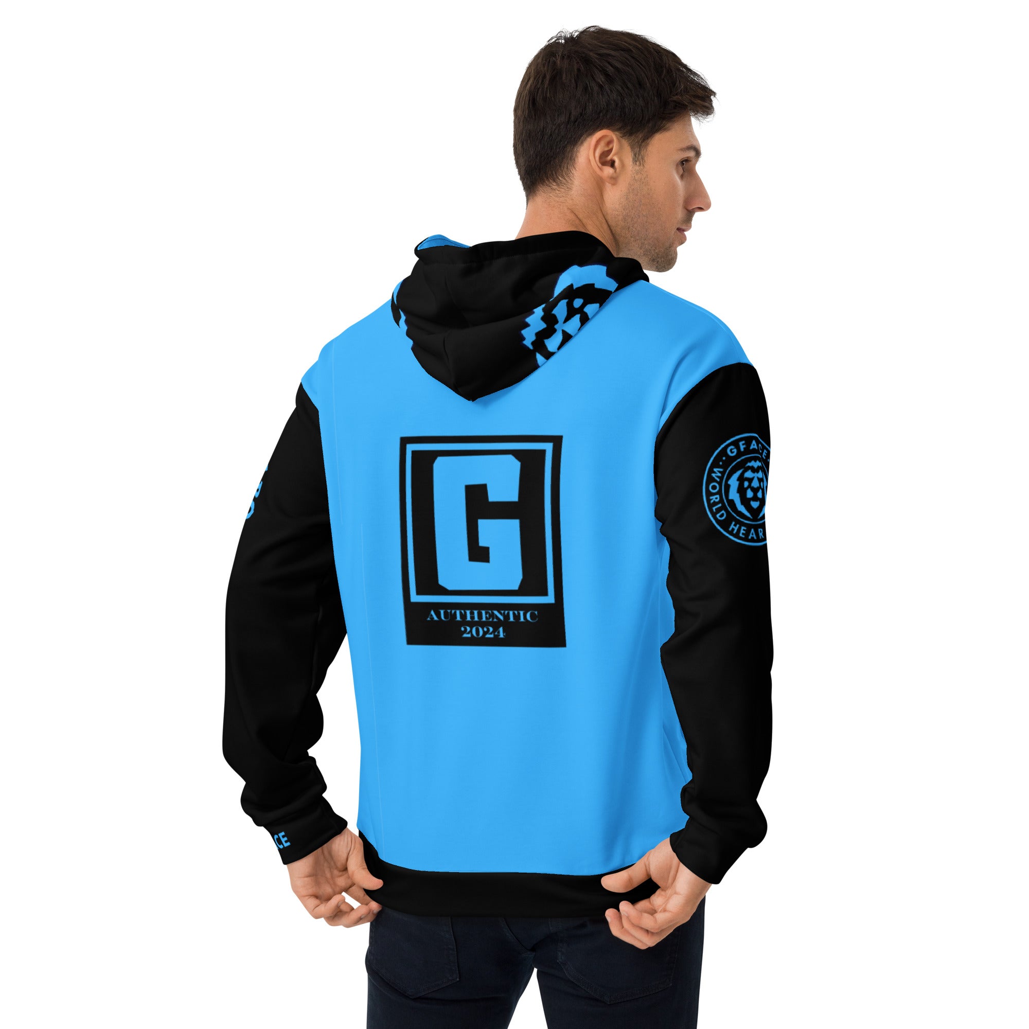 GFACE Authentic Gear Blue Unisex Hoodie