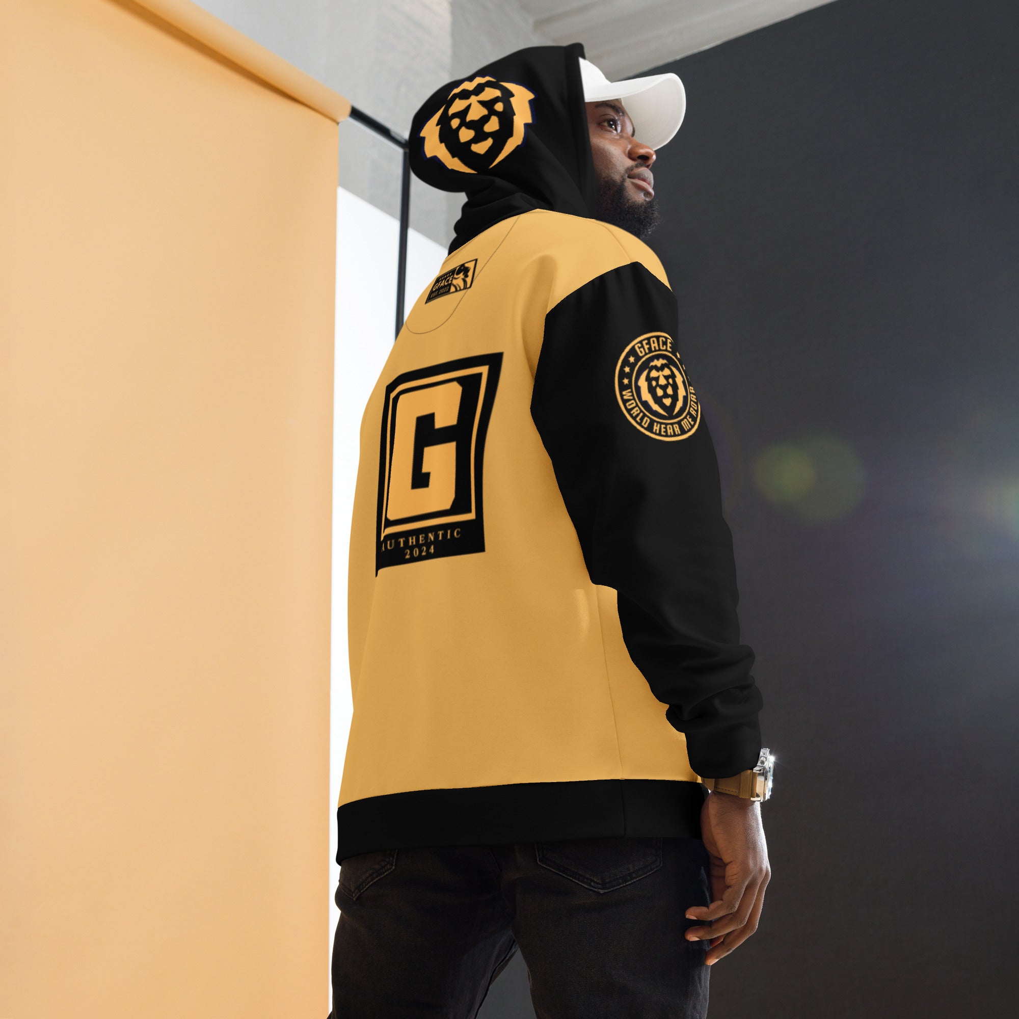 GFACE Authentic Gear Gold Unisex Hoodie