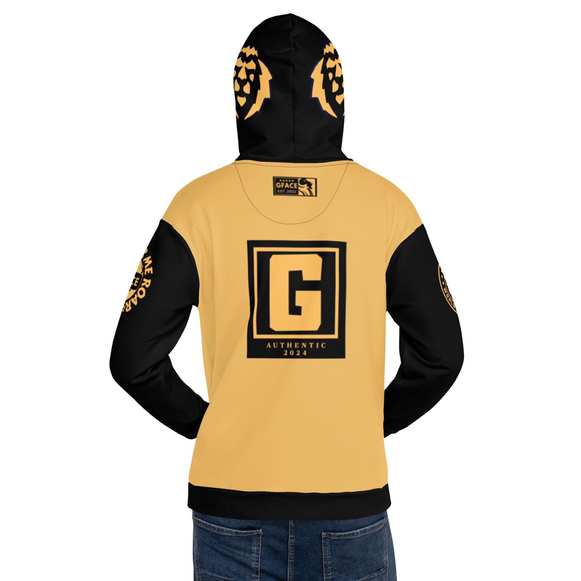 GFACE Authentic Gear Gold Unisex Hoodie