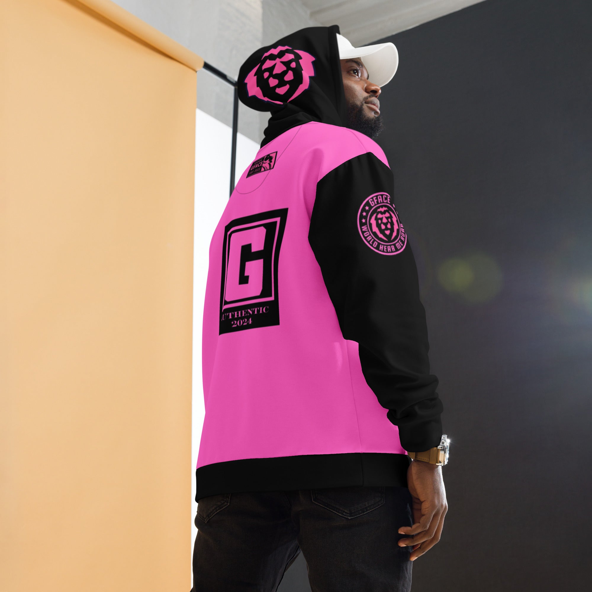 GFACE Authentic Gear Pink Unisex Hoodie