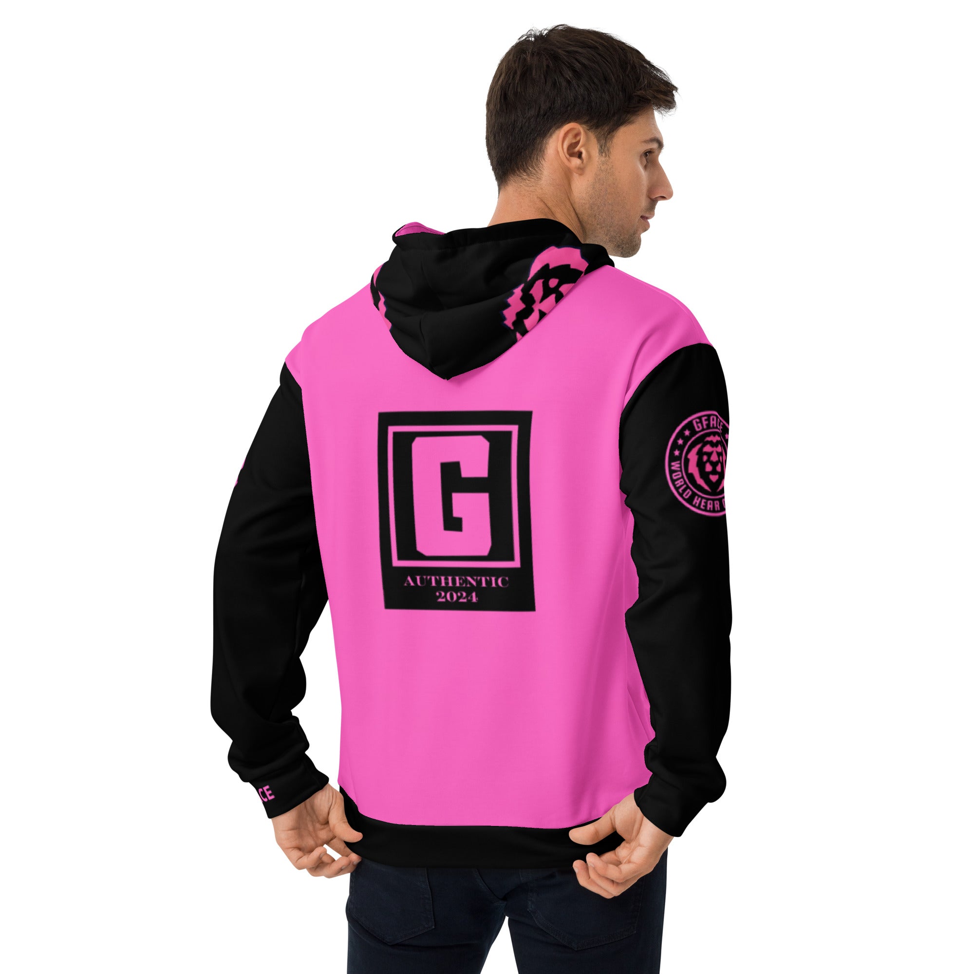 GFACE Authentic Gear Pink Unisex Hoodie