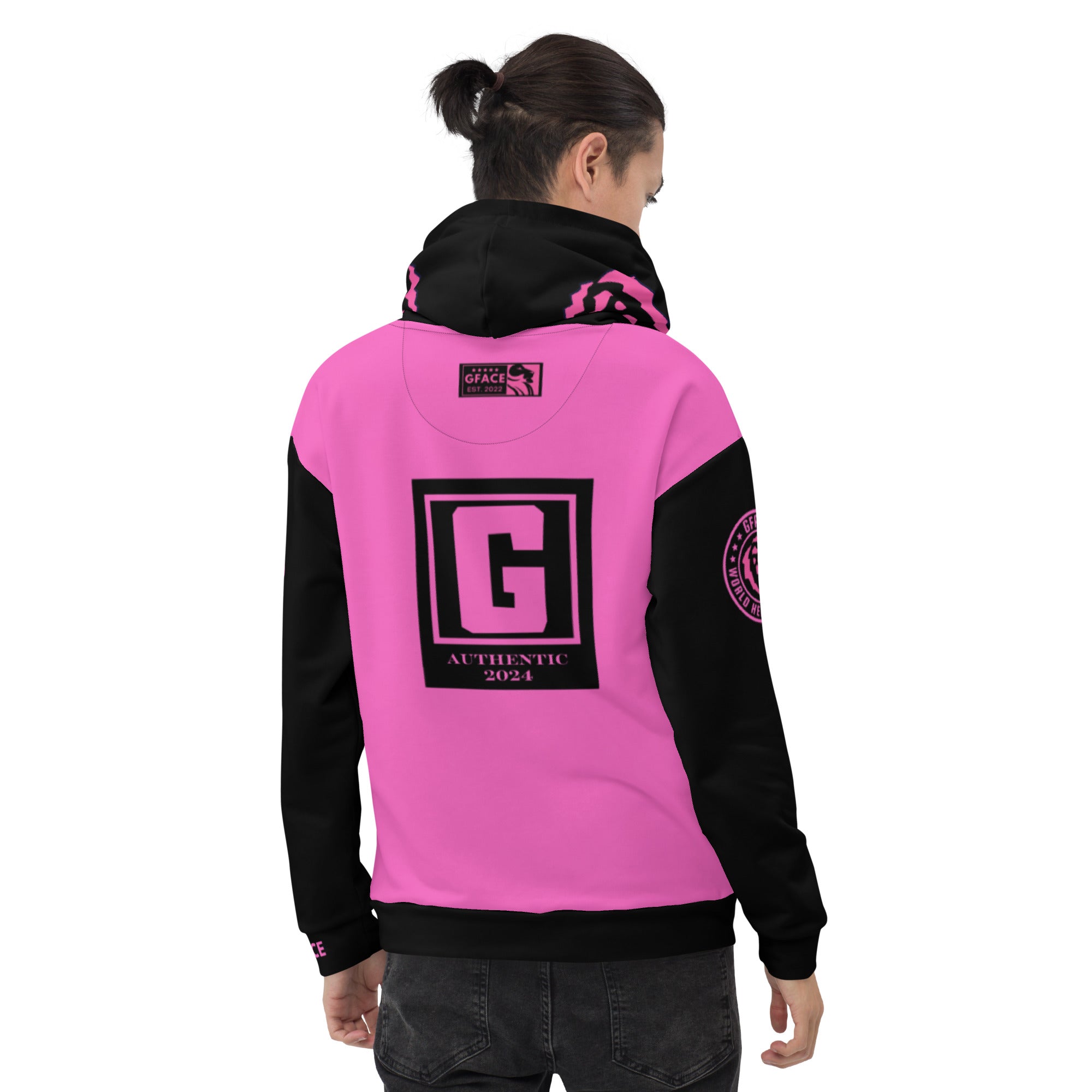 GFACE Authentic Gear Pink Unisex Hoodie