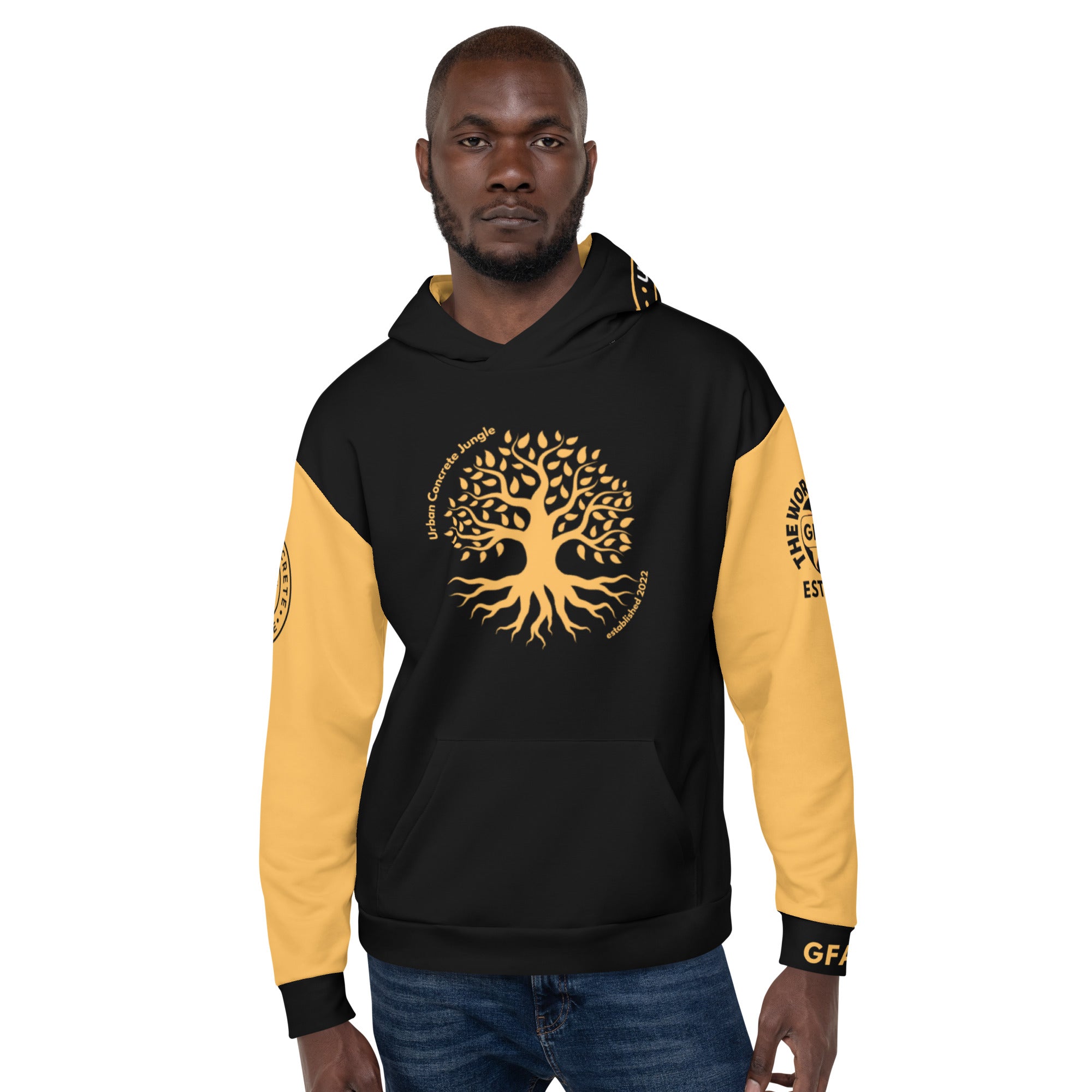 Unisex Hoodie GFACE Gold URBAN CONCRETE JUNGLE