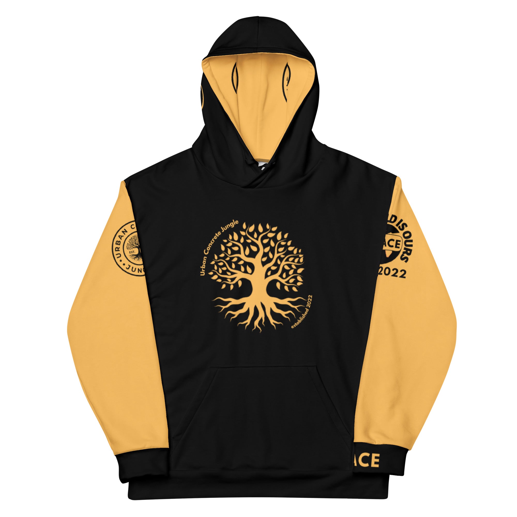 Unisex Hoodie GFACE Gold URBAN CONCRETE JUNGLE