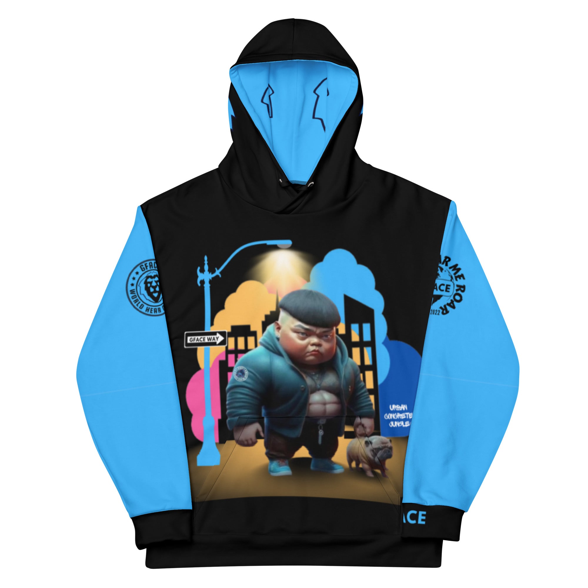 GFACE Unisex Hoodie Sumo & Pudgy