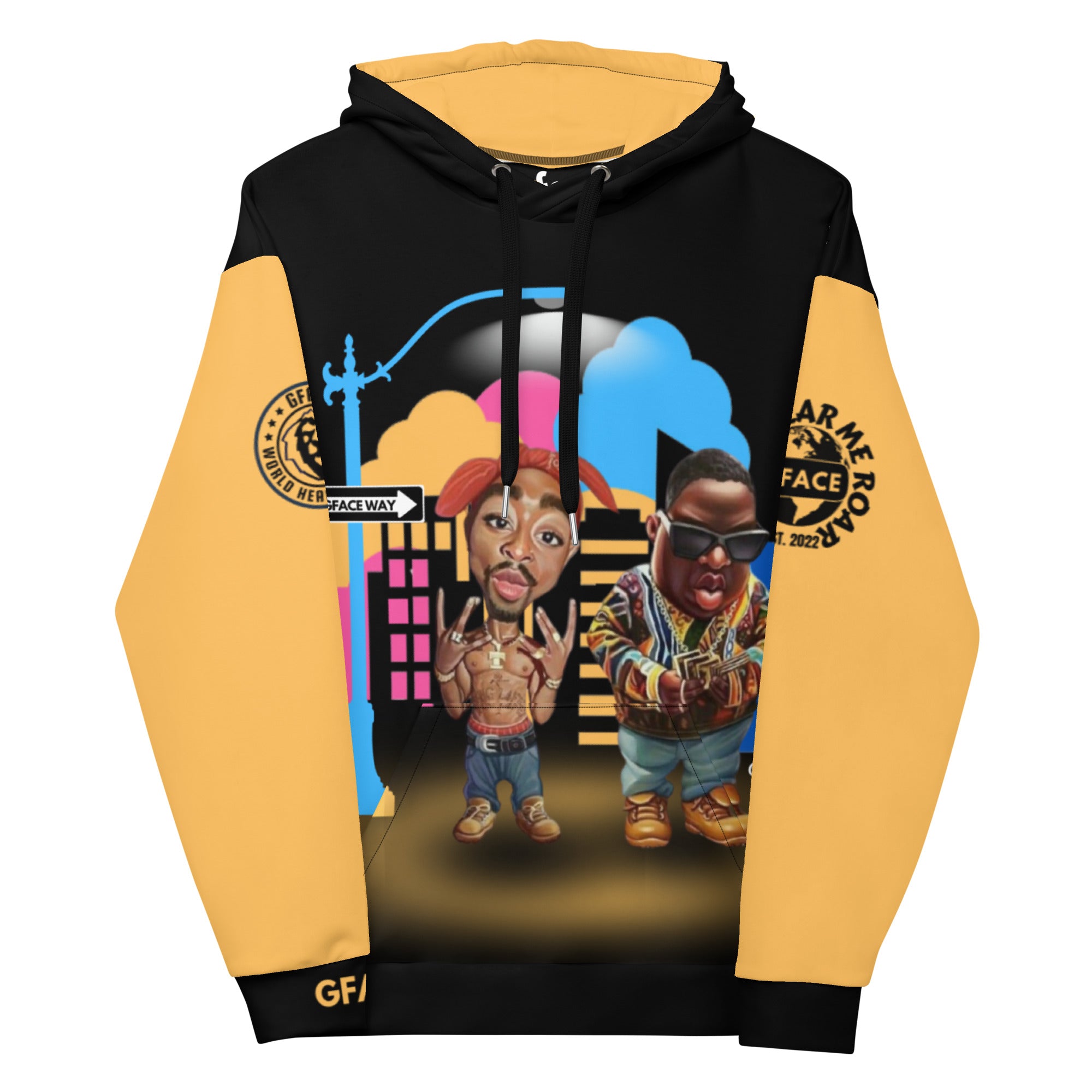 GFACE Unisex Hoodie 2-Pac & Biggie