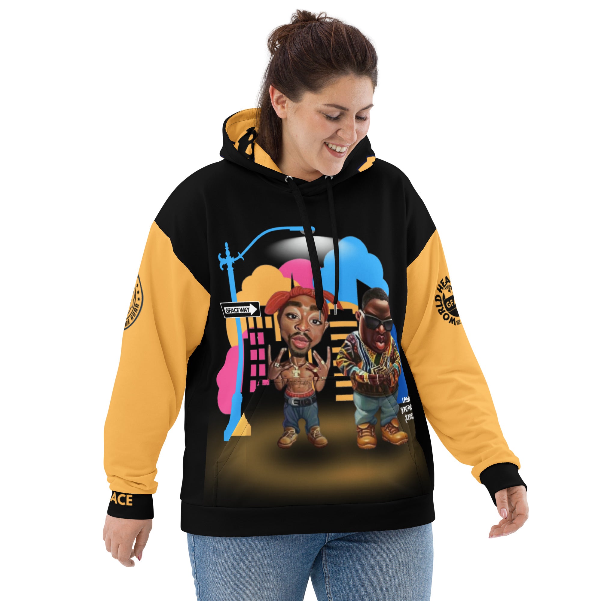 GFACE Unisex Hoodie 2-Pac & Biggie