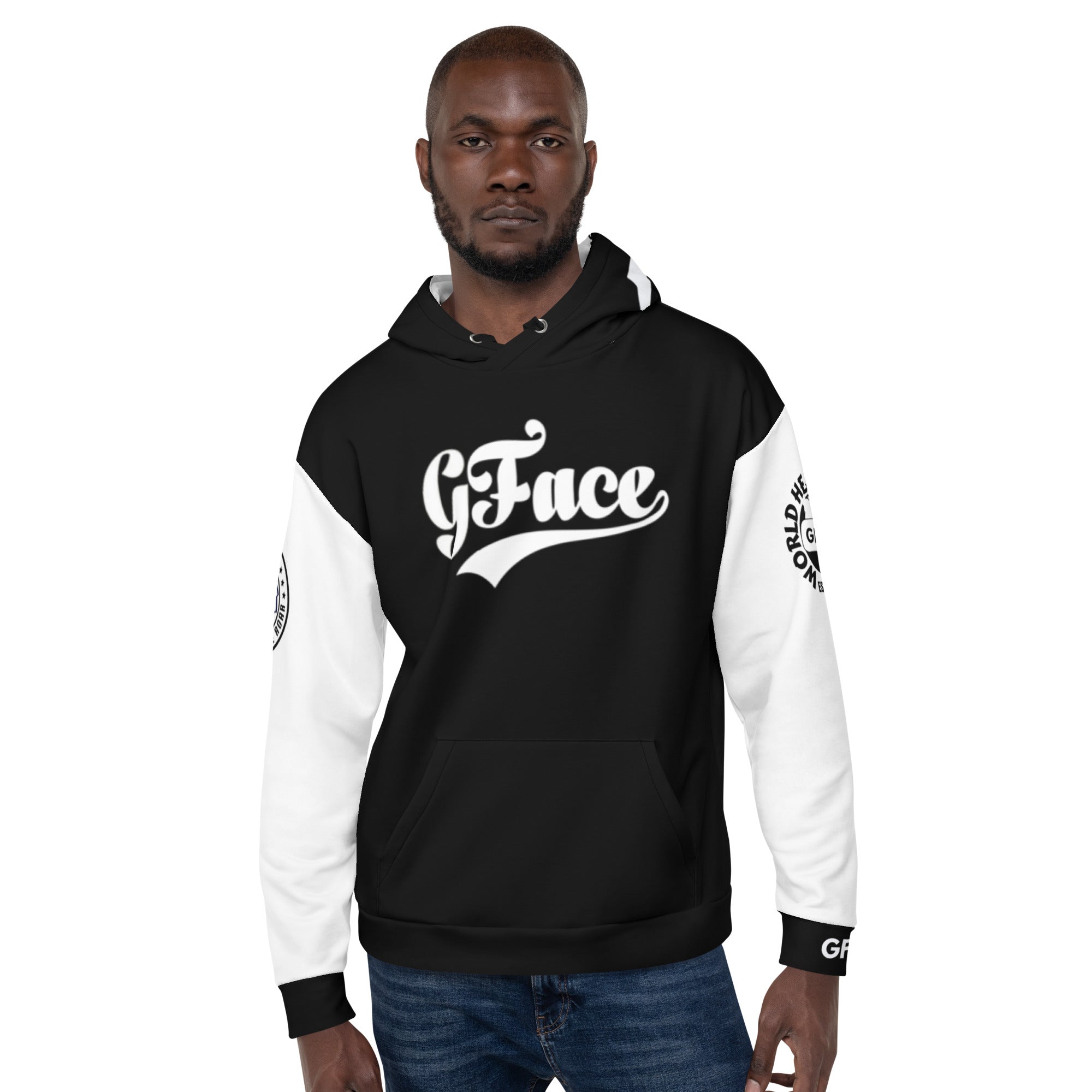 GFACE VIP B/White Unisex Hoodie