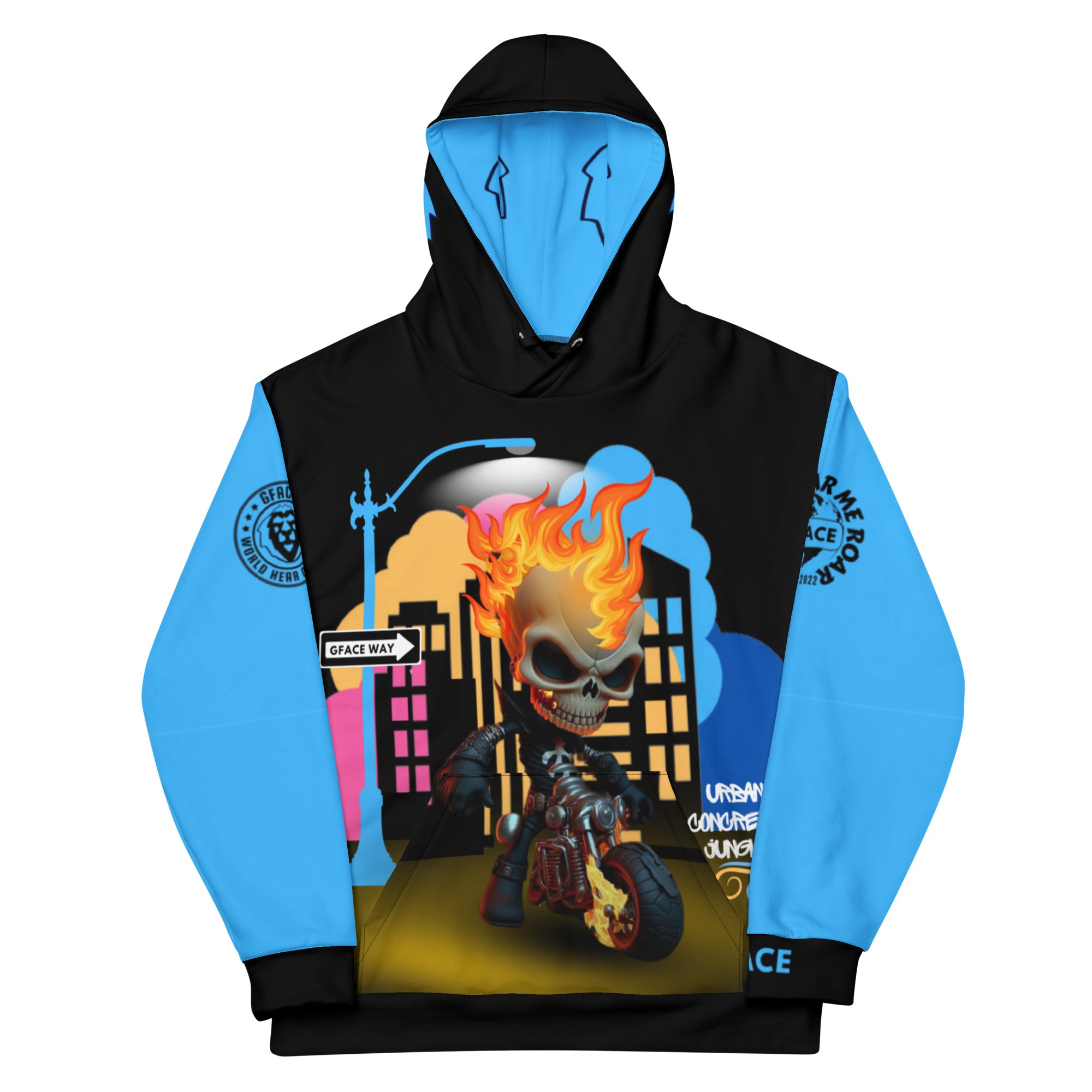 Gface Unisex Hoodie Ghost Rider