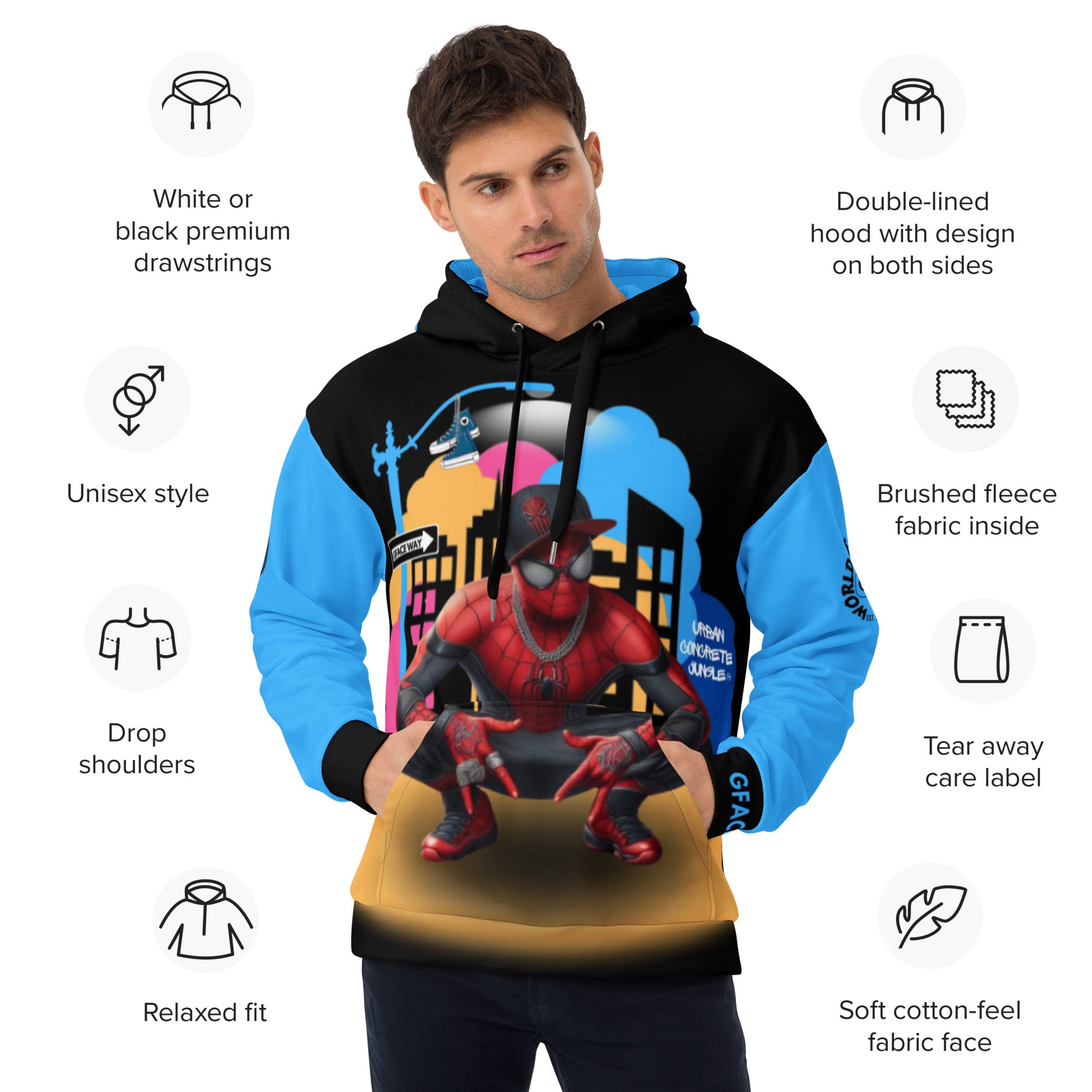 Gface Unisex Hoodie Spidey Swag