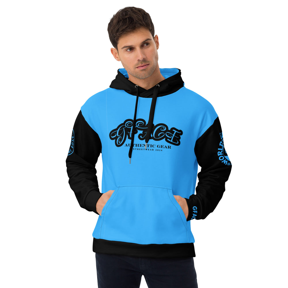 GFACE Authentic Gear Blue Unisex Hoodie