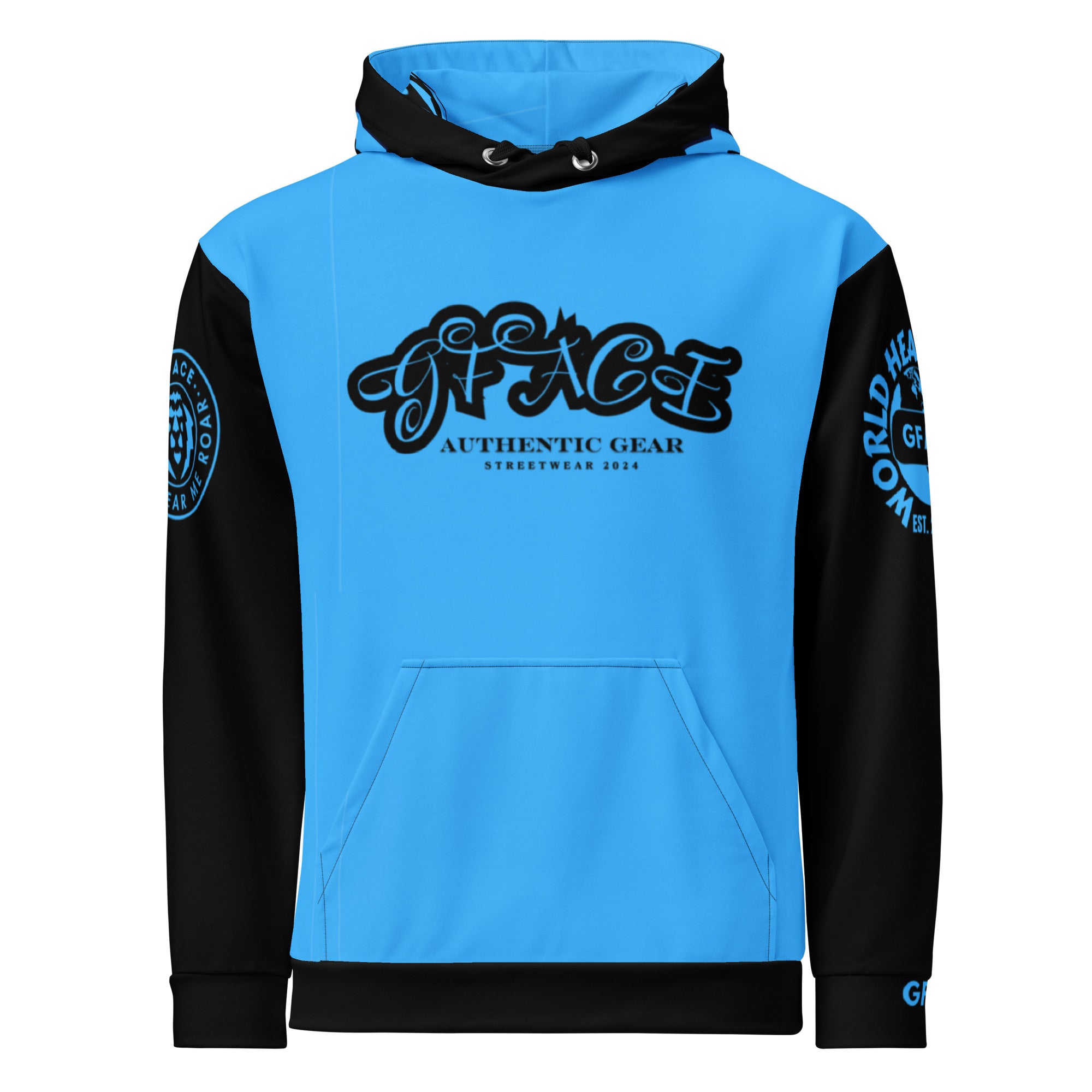 GFACE Authentic Gear Blue Unisex Hoodie