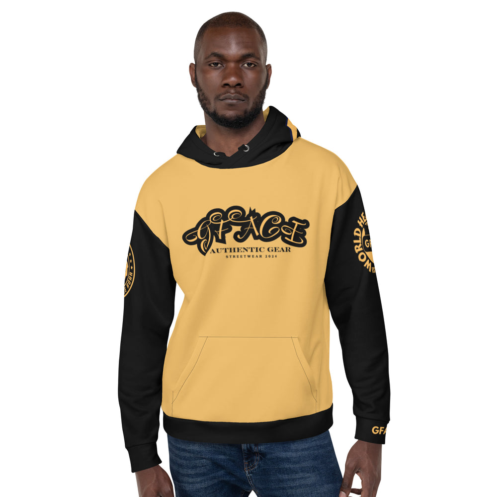 GFACE Authentic Gear Gold Unisex Hoodie