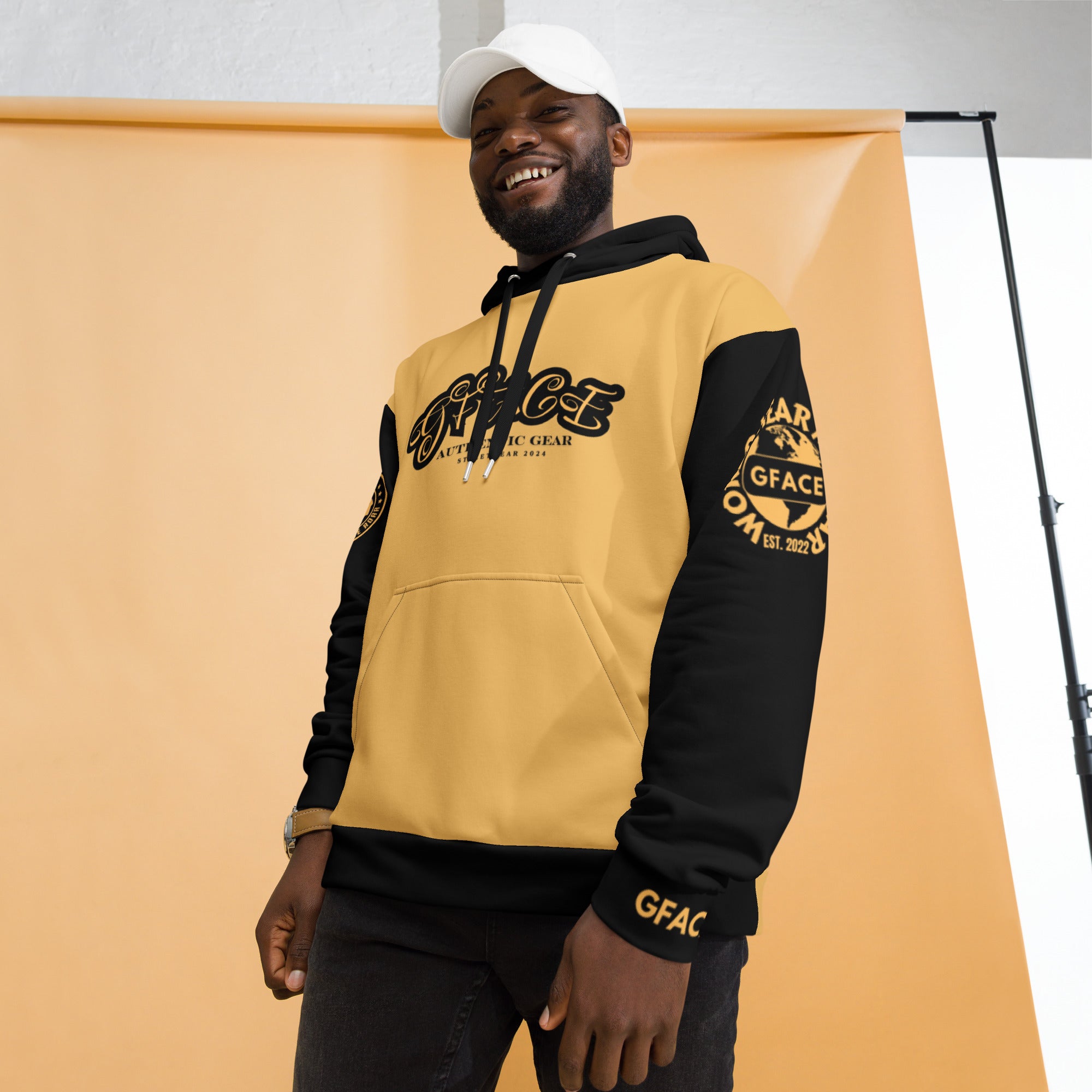 GFACE Authentic Gear Gold Unisex Hoodie