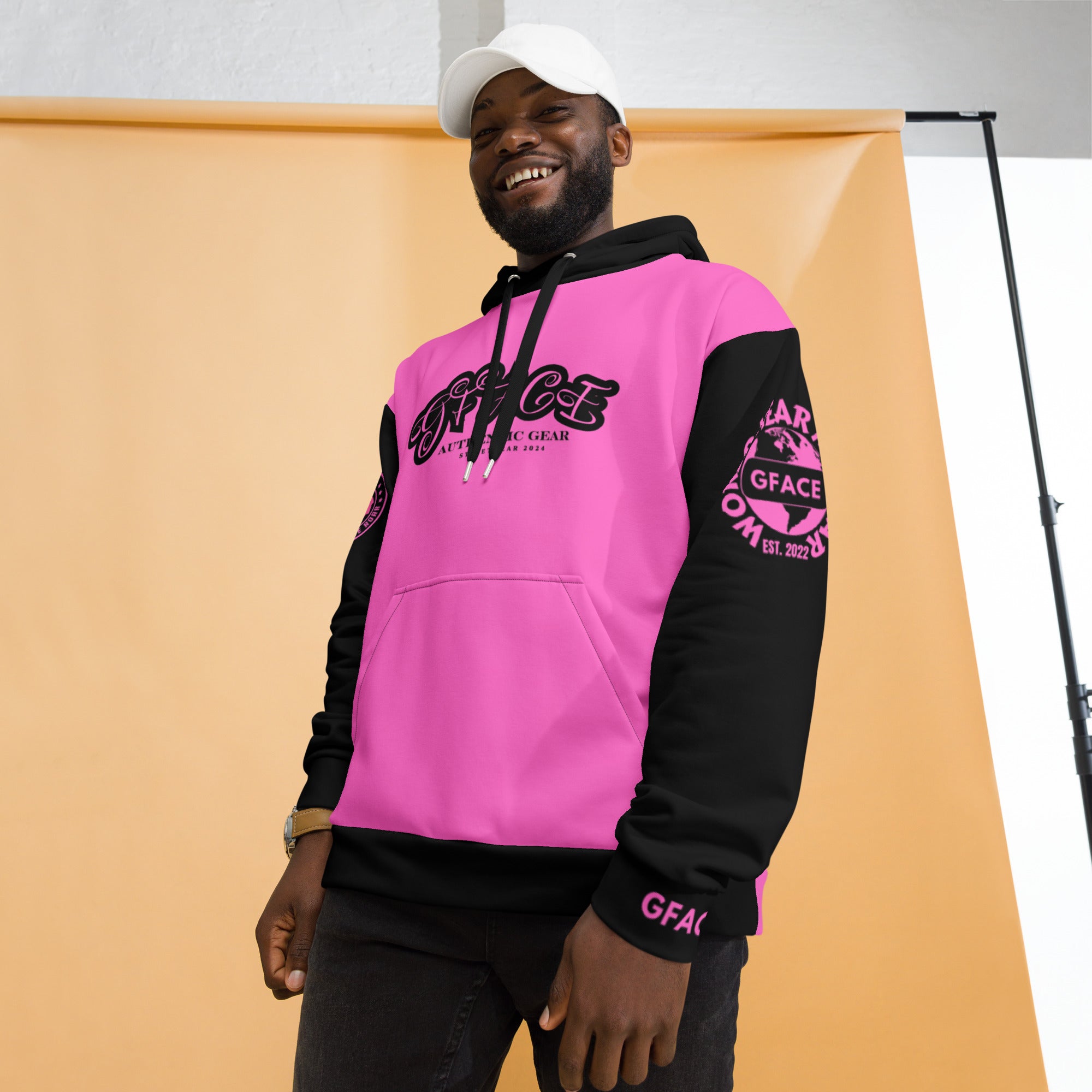 GFACE Authentic Gear Pink Unisex Hoodie