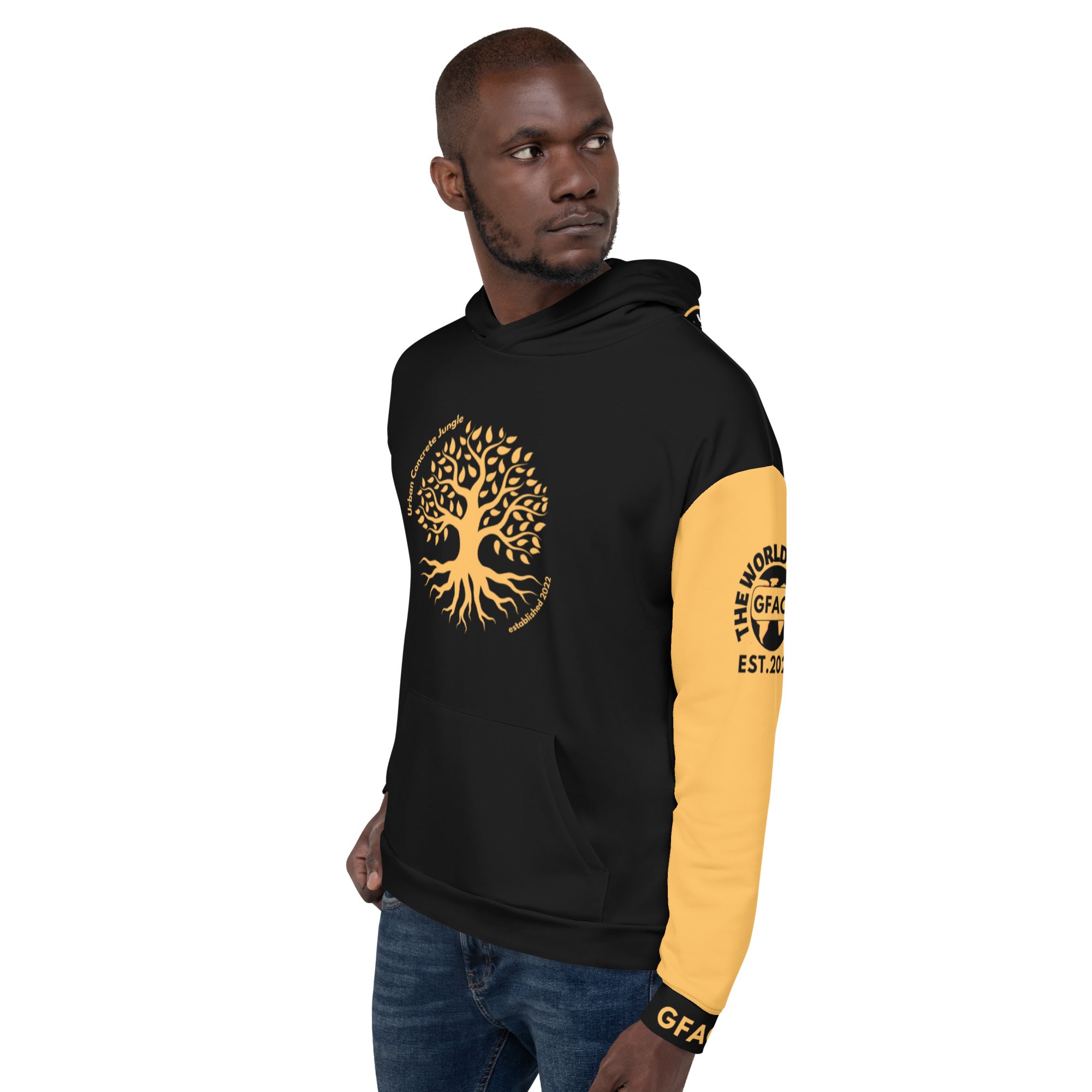 Unisex Hoodie GFACE Gold URBAN CONCRETE JUNGLE