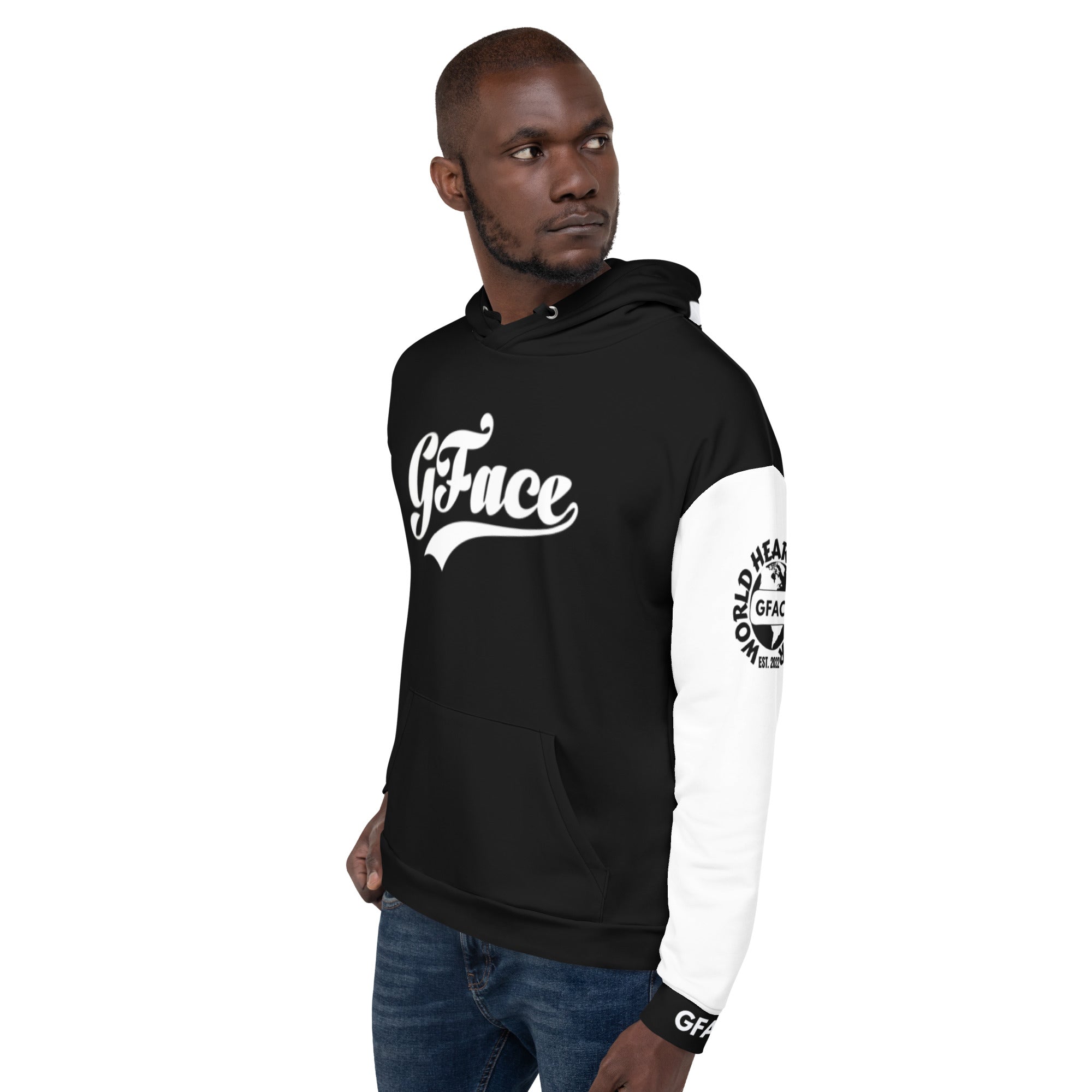 GFACE VIP B/White Unisex Hoodie