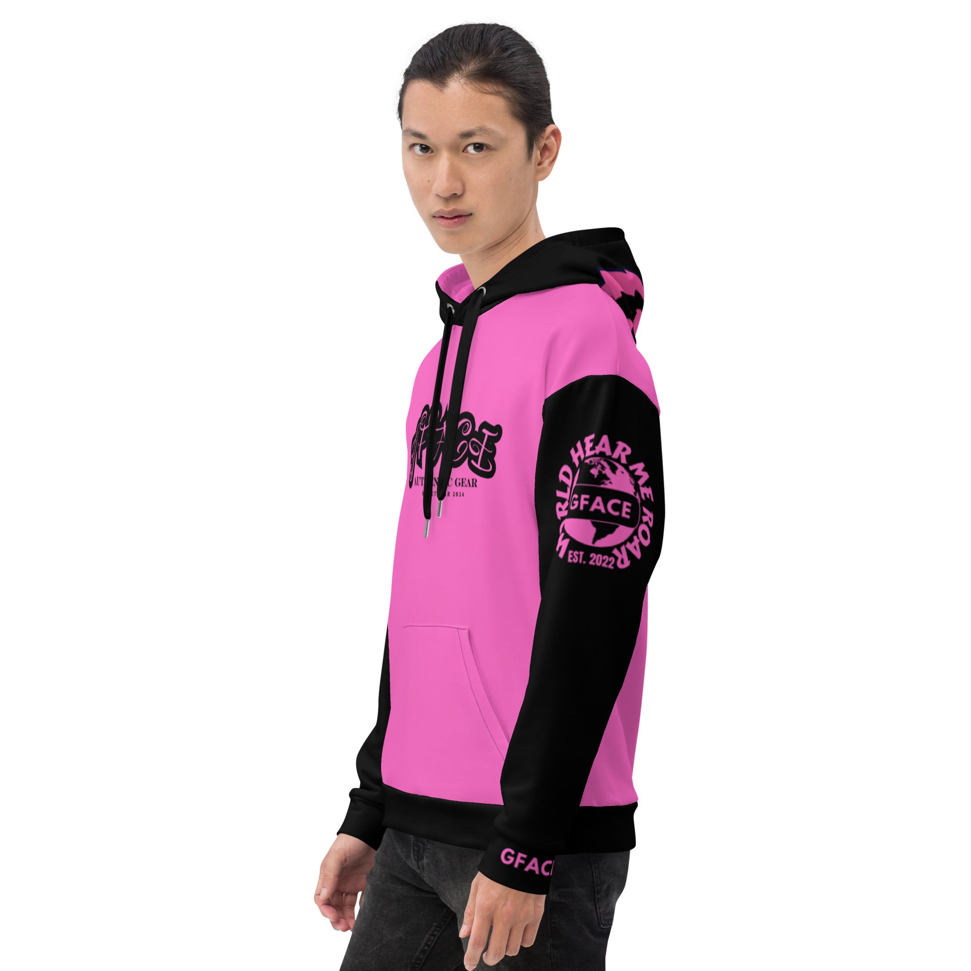 GFACE Authentic Gear Pink Unisex Hoodie