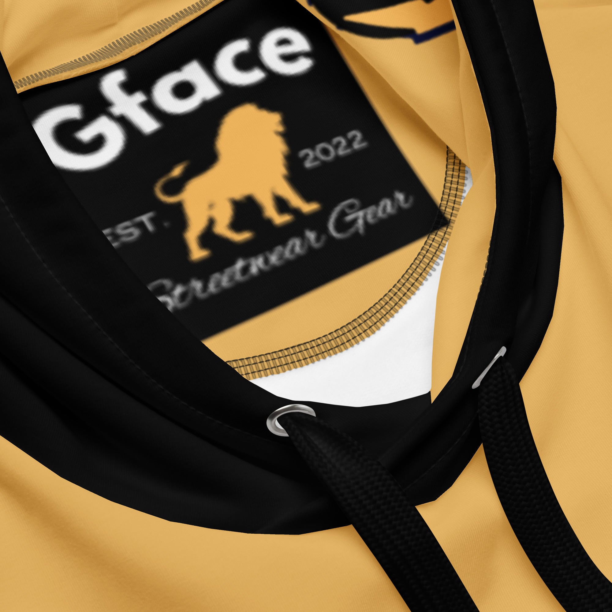 GFACE Authentic Gear Gold Unisex Hoodie