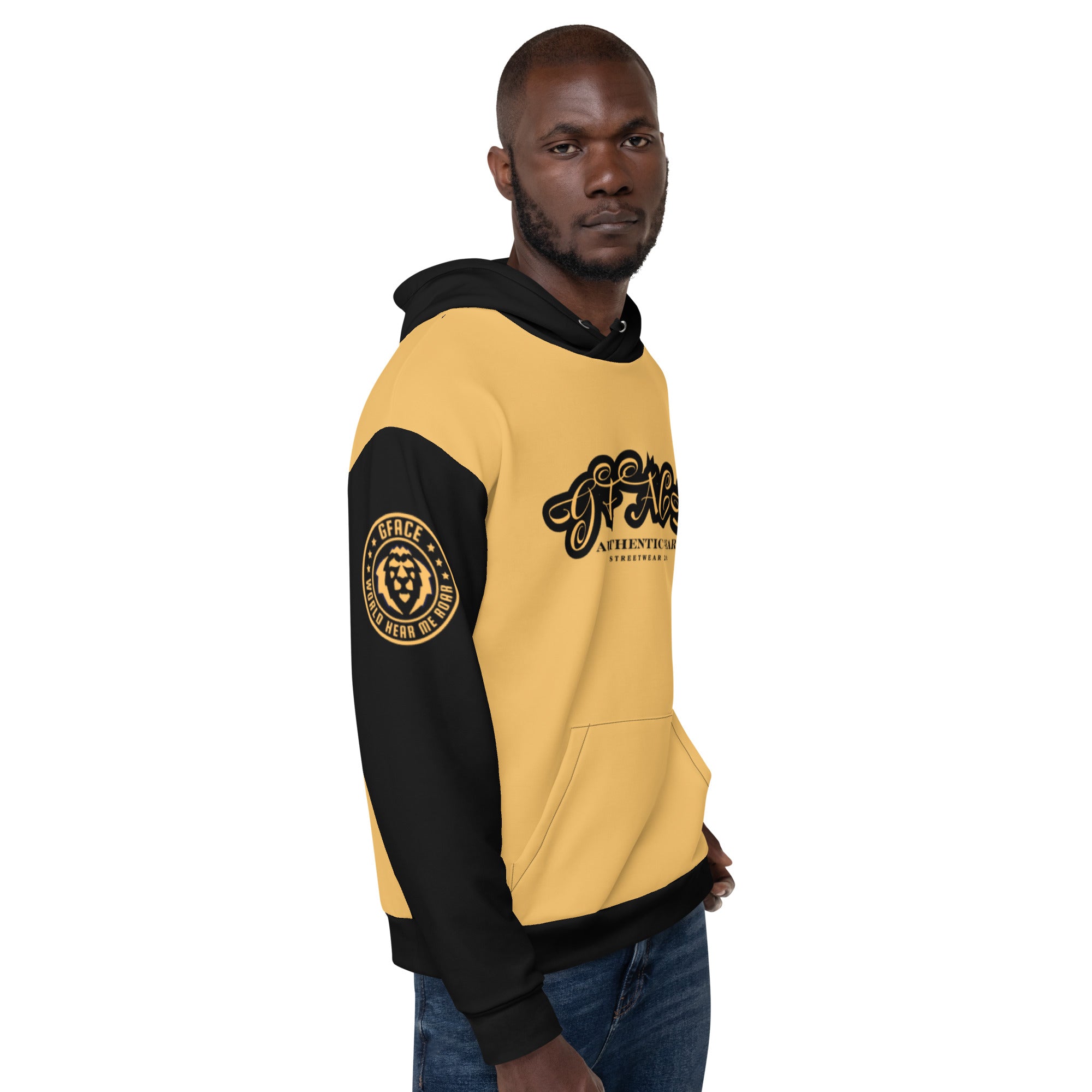 GFACE Authentic Gear Gold Unisex Hoodie