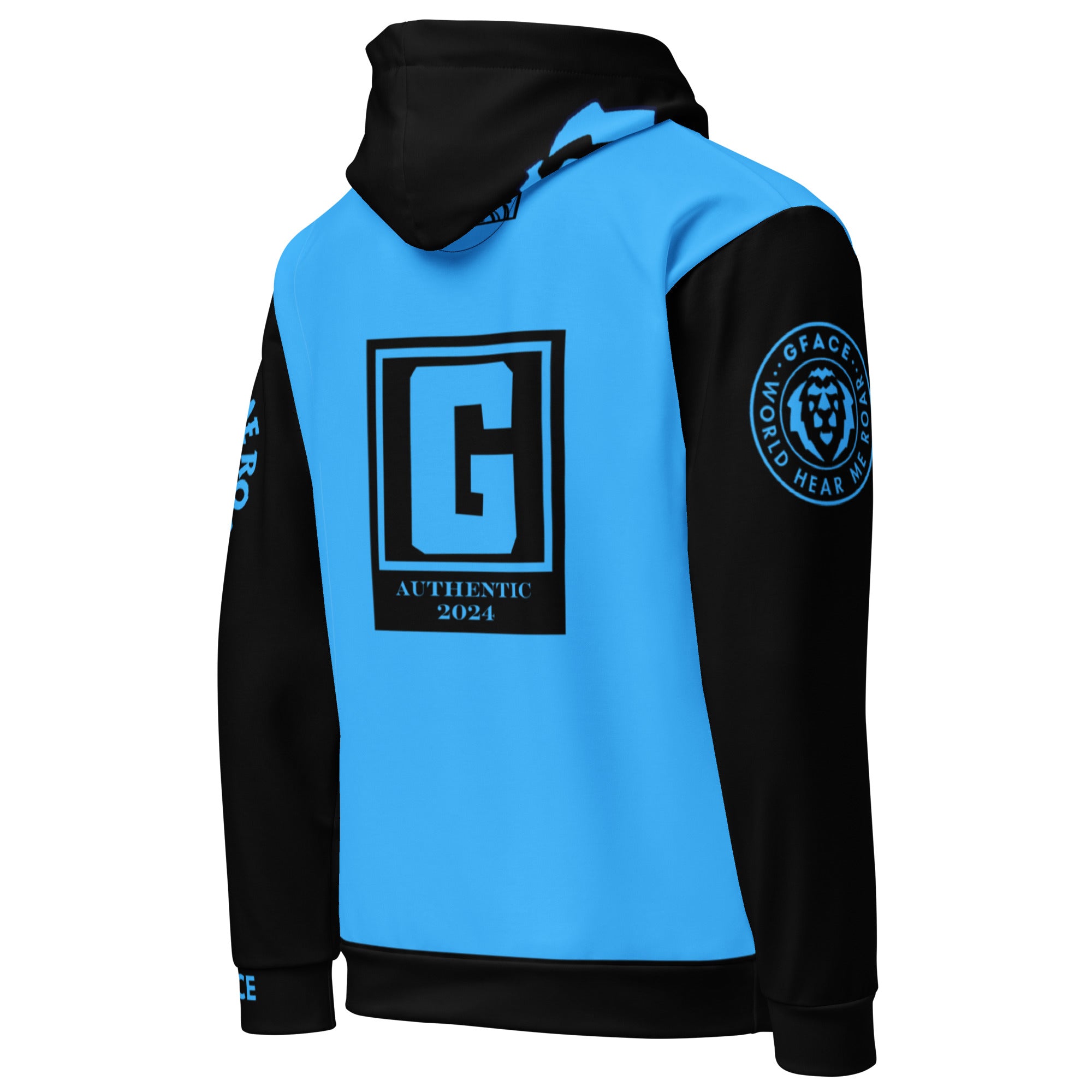 GFACE Authentic Gear Blue Unisex Hoodie