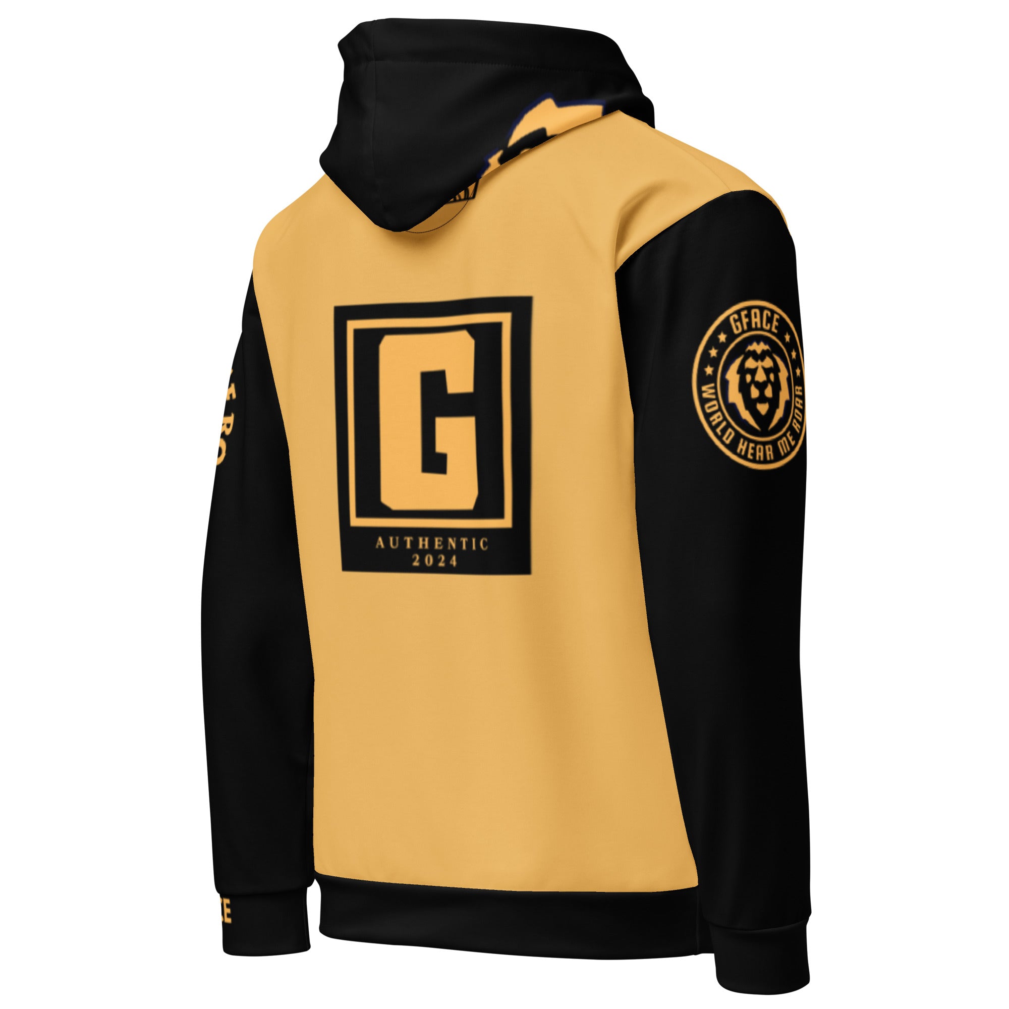 GFACE Authentic Gear Gold Unisex Hoodie