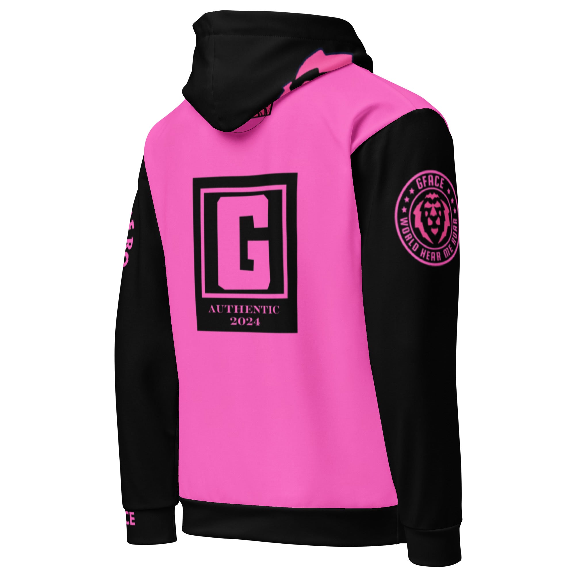 GFACE Authentic Gear Pink Unisex Hoodie