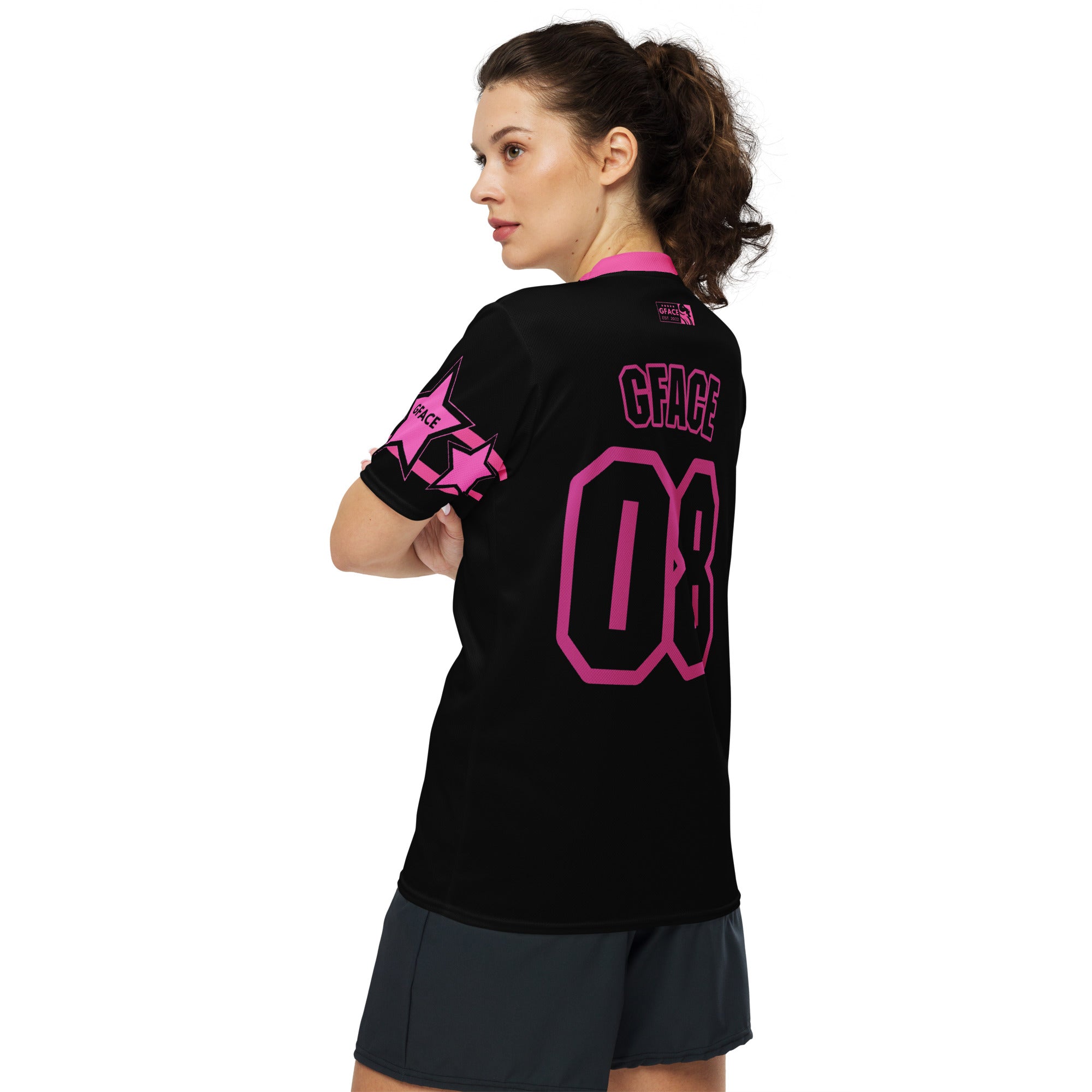 Unisex Pink GFACE Unleash The Swagger sports jersey