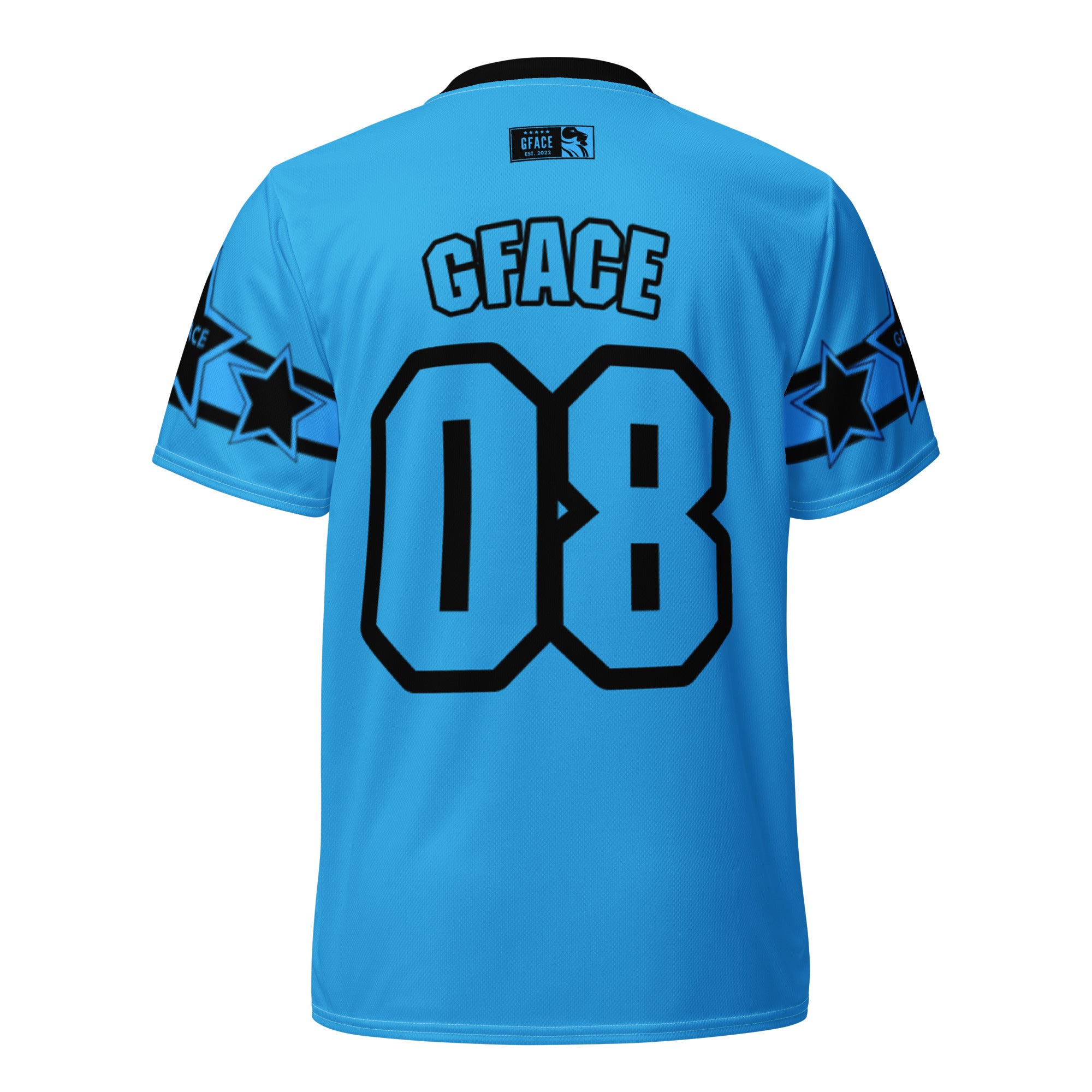 GFACE Infinity 08 Blue Recycled Unisex Sports Jersey