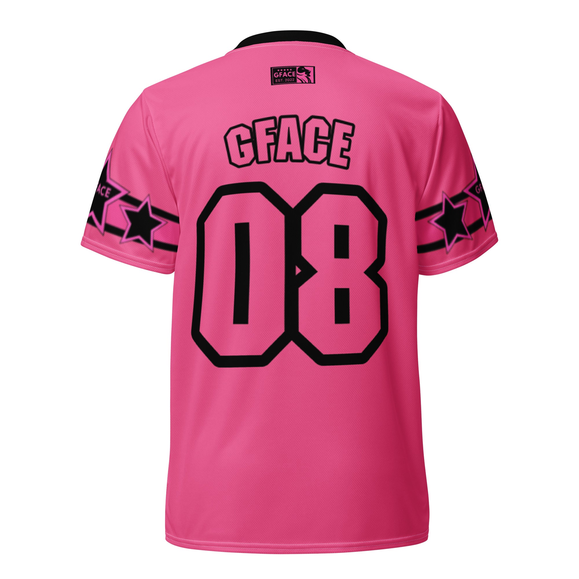 GFACE Infinity 08 Pink Recycled Unisex Sports Jersey