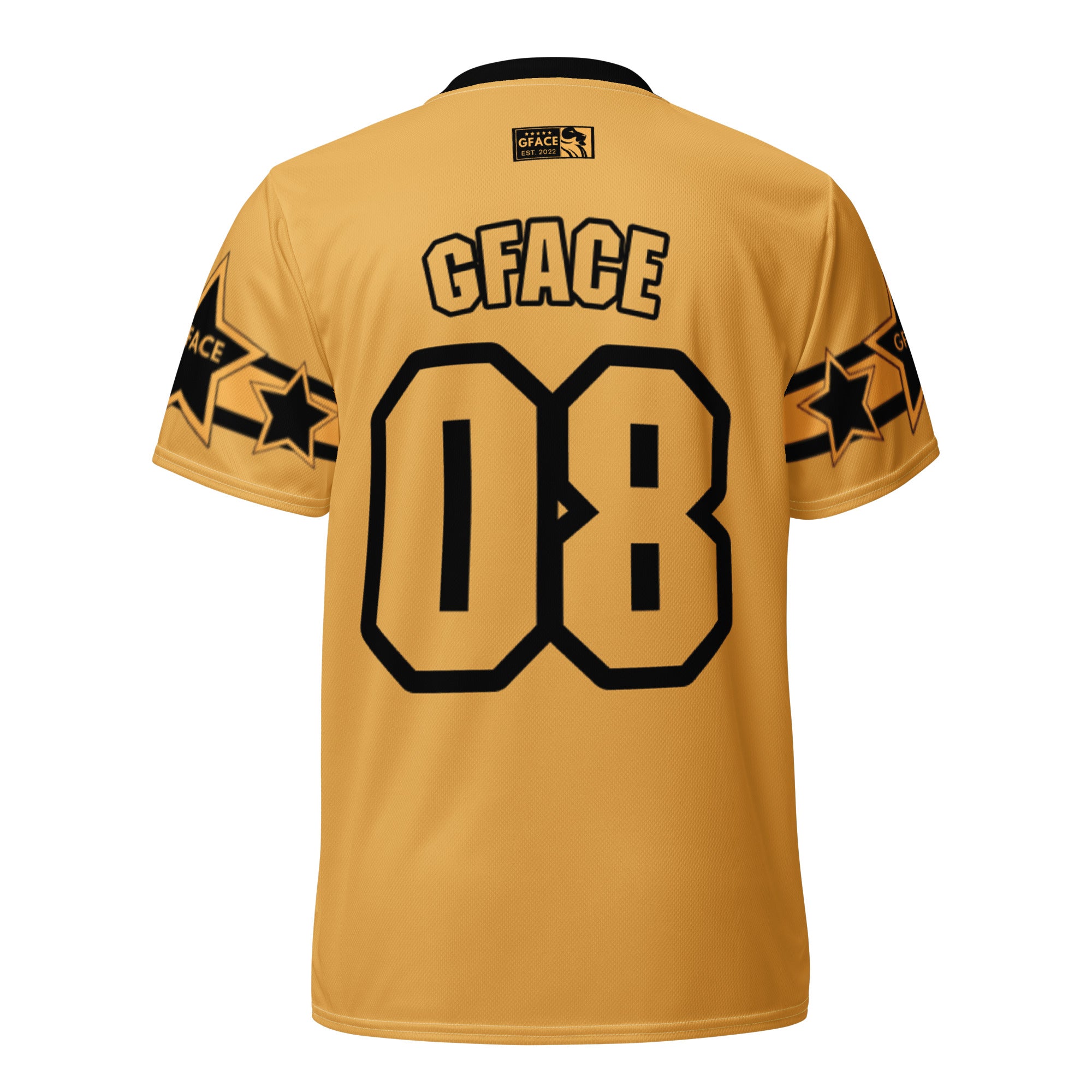 GFACE Infinity 08 Gold Recycled Unisex Sports Jersey