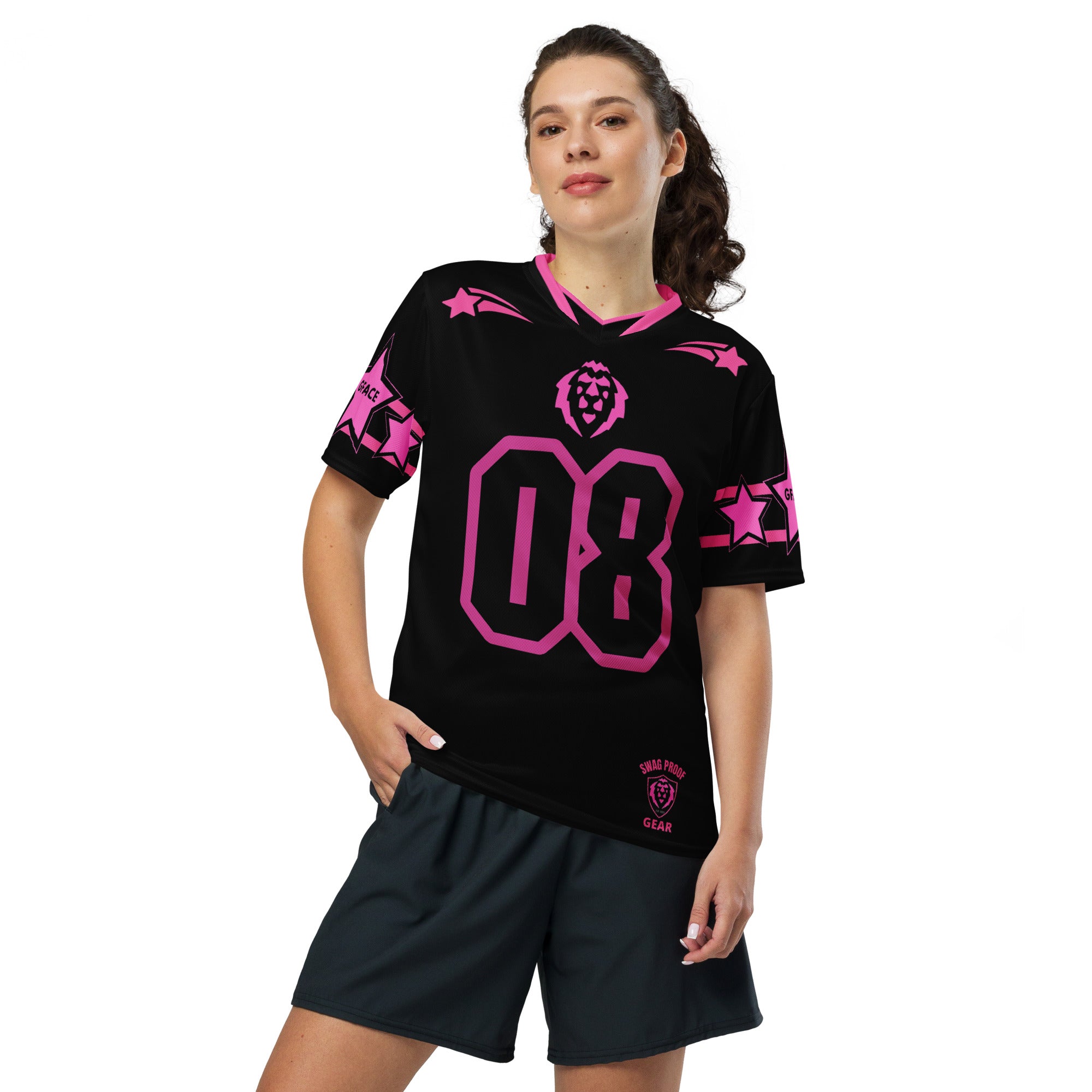 Unisex Pink GFACE Unleash The Swagger sports jersey