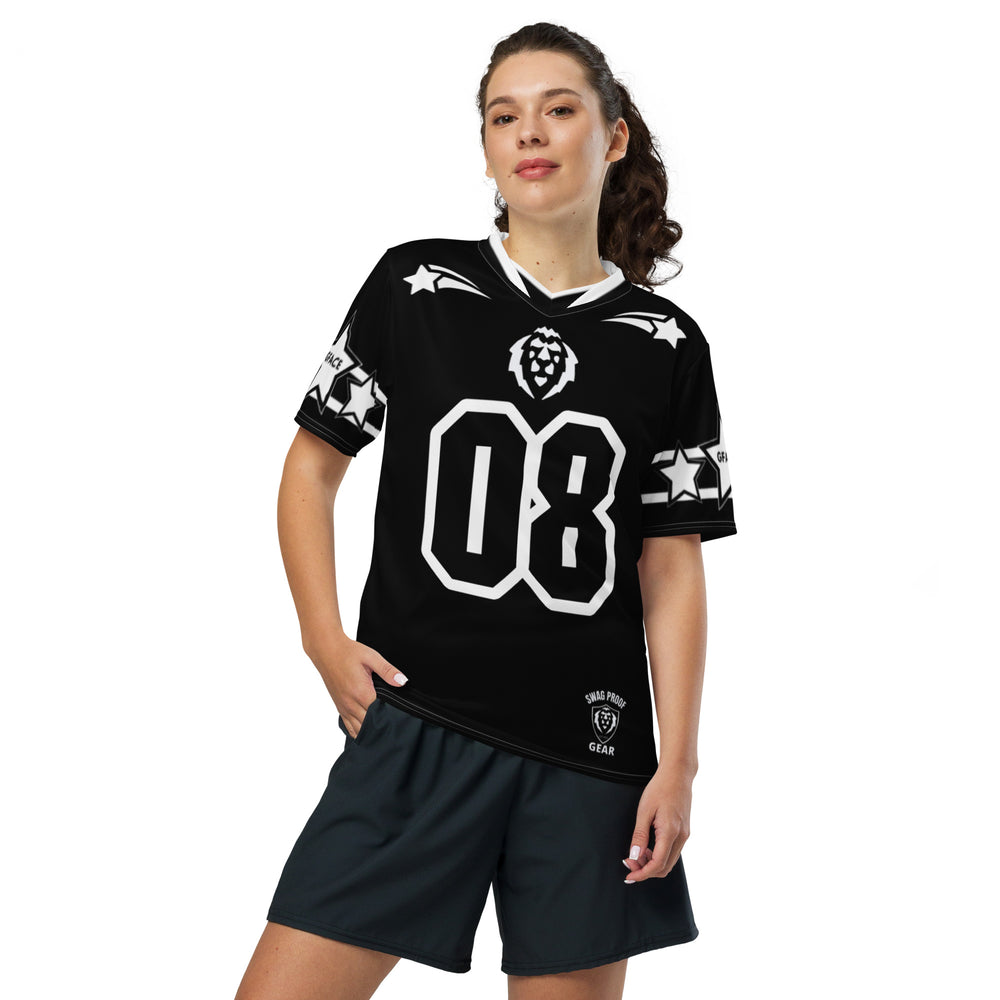 Unisex White GFACE Unleash The Swagger sports jersey