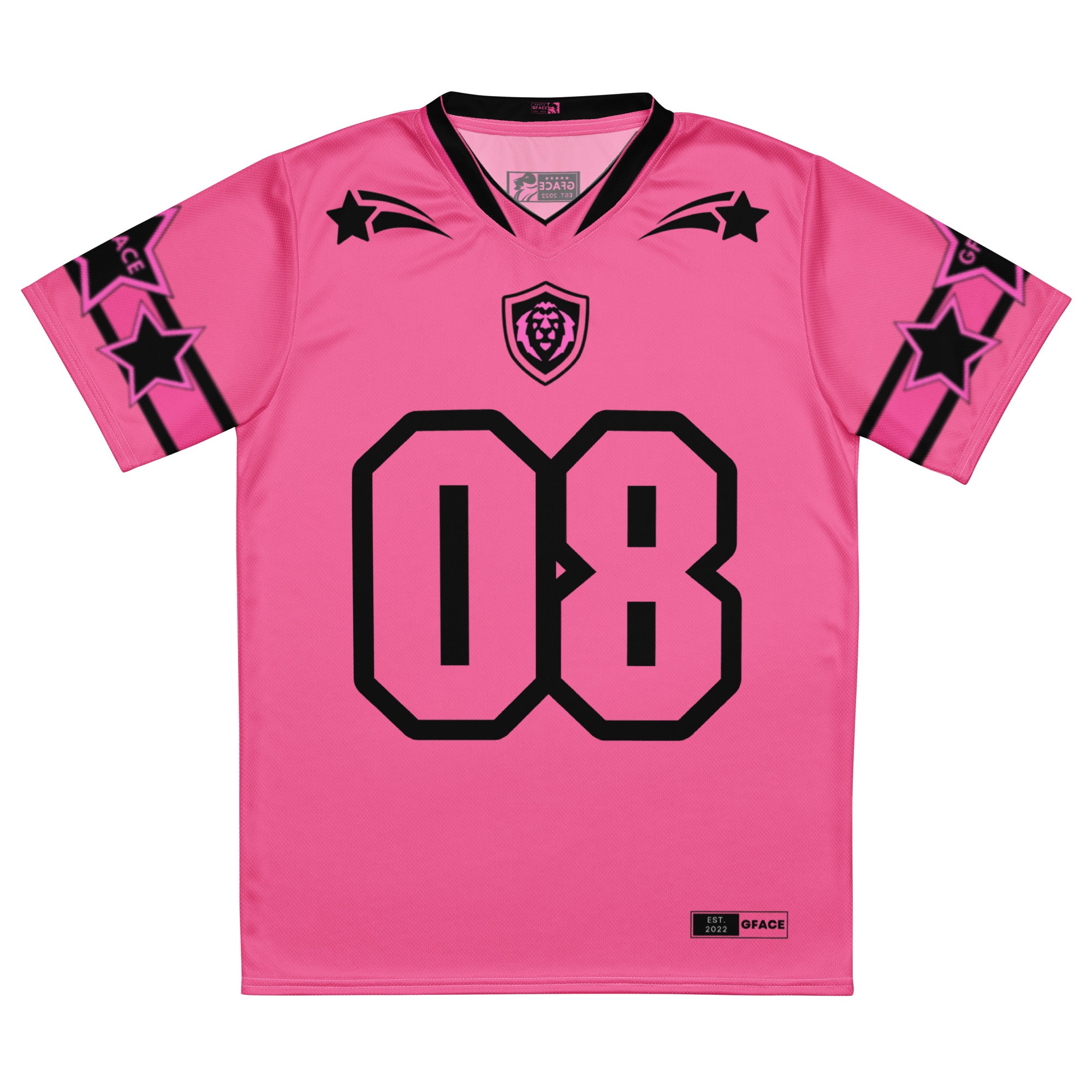 GFACE Infinity 08 Pink Recycled Unisex Sports Jersey