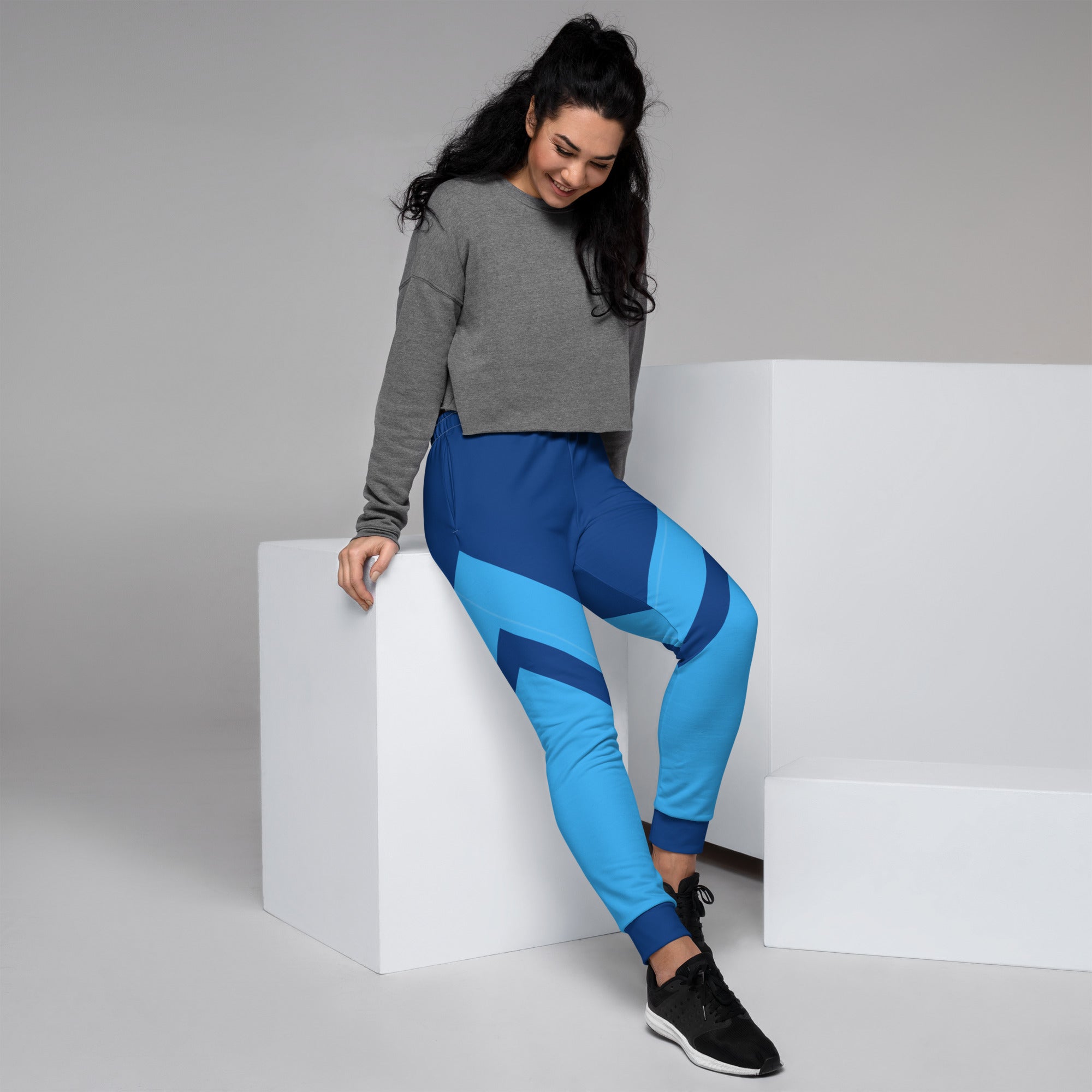 Gface women's 2-Tone blue joggers