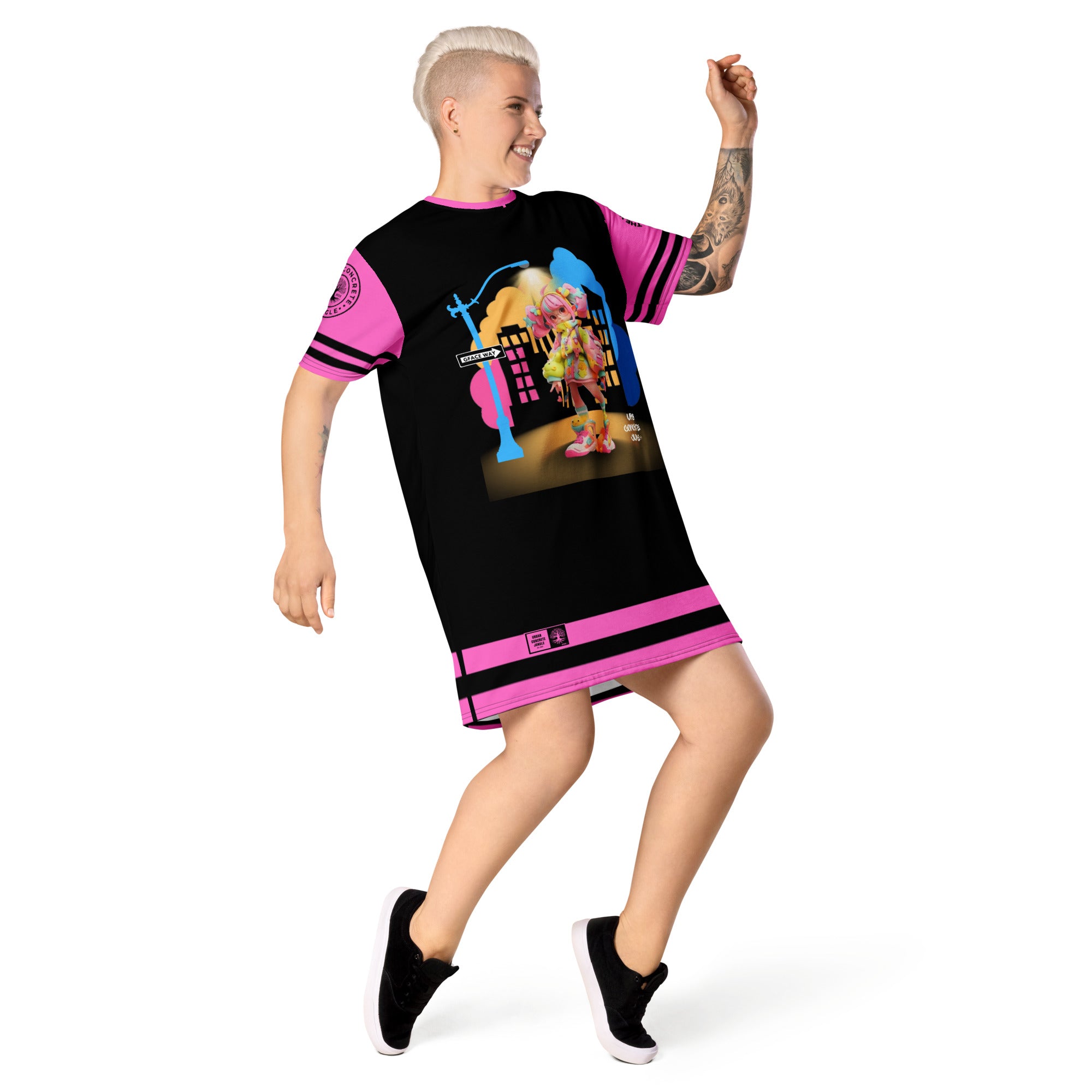 Gface Girl Candy Crush T-Shirt Dress