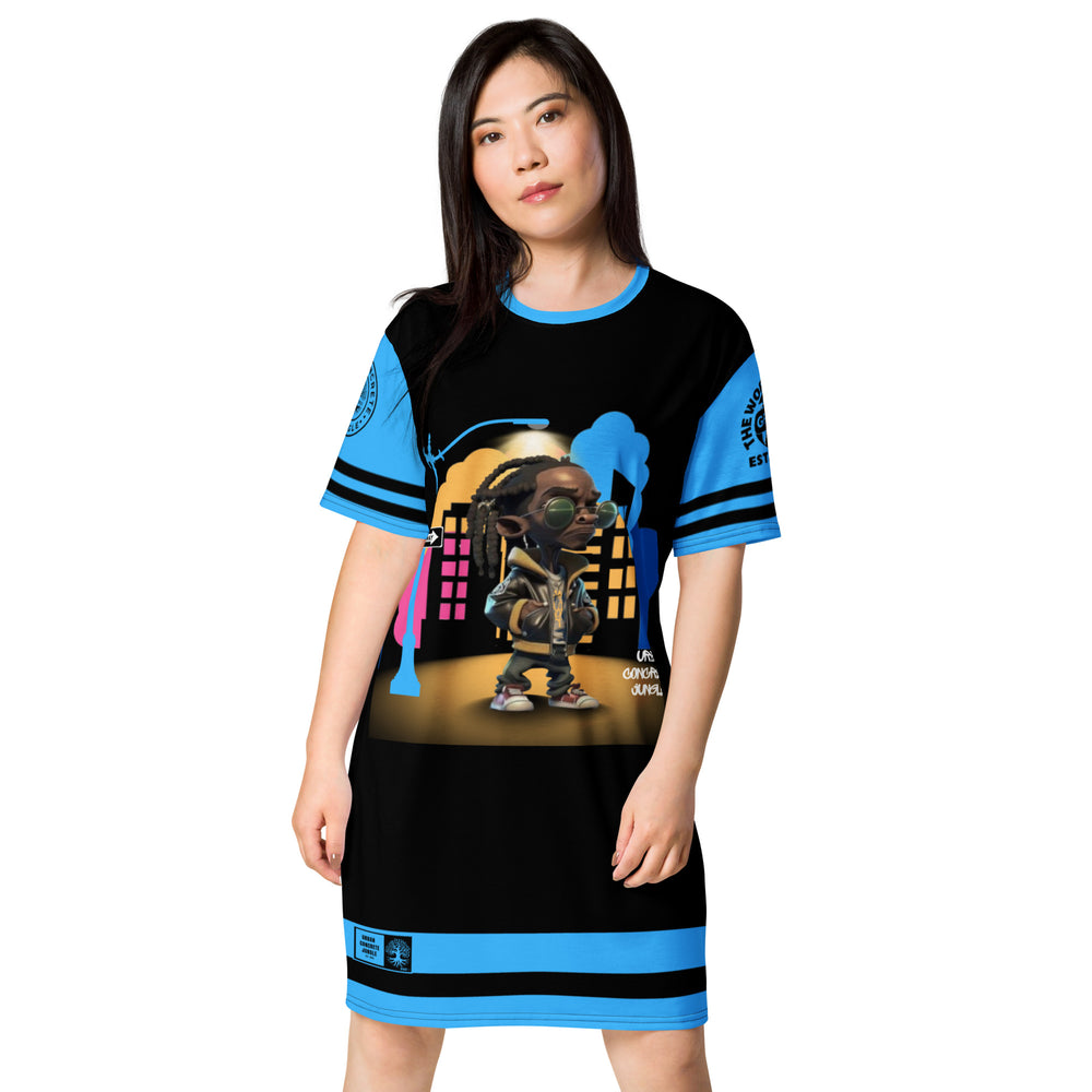 T-shirt dress GFACE ICON Urban Concrete Jungle