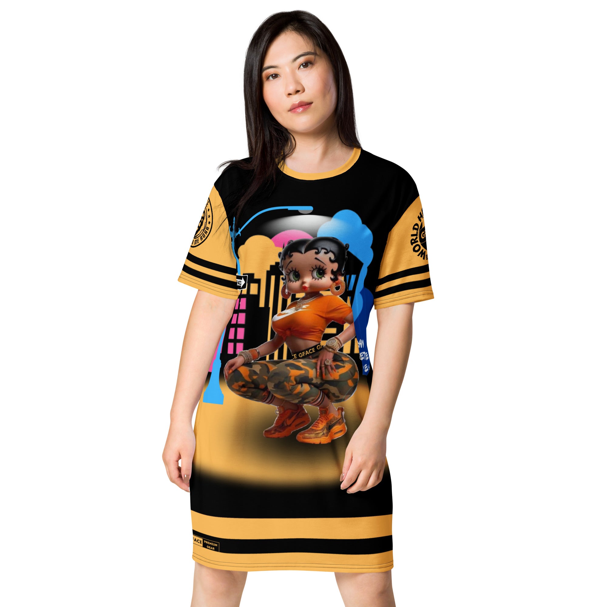 Gface Sporty T-shirt Dress Betty Boop BOO