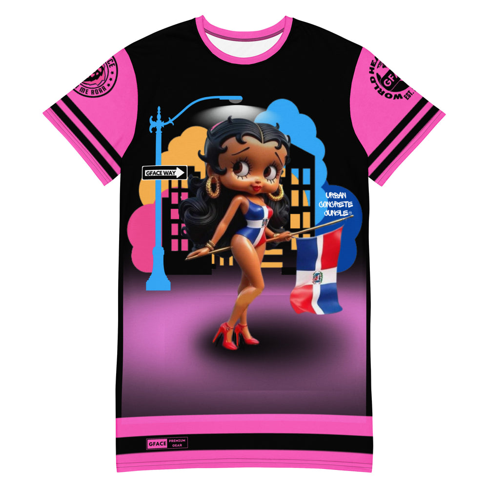 Gface Sporty T-shirt Dress Betty Boop Dominican Republic