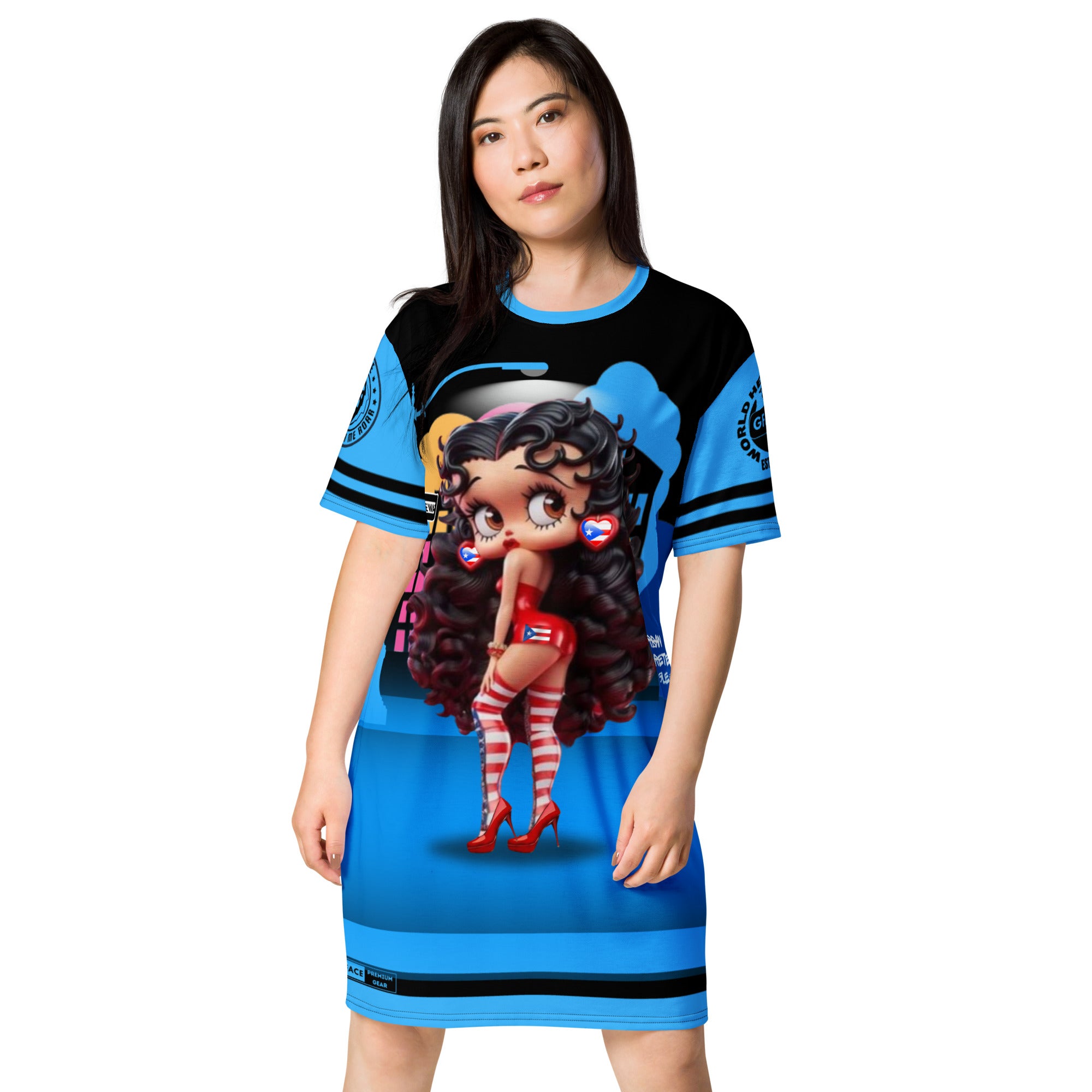 Gface Sporty T-shirt Dress Betty Boop PUERTO RICO